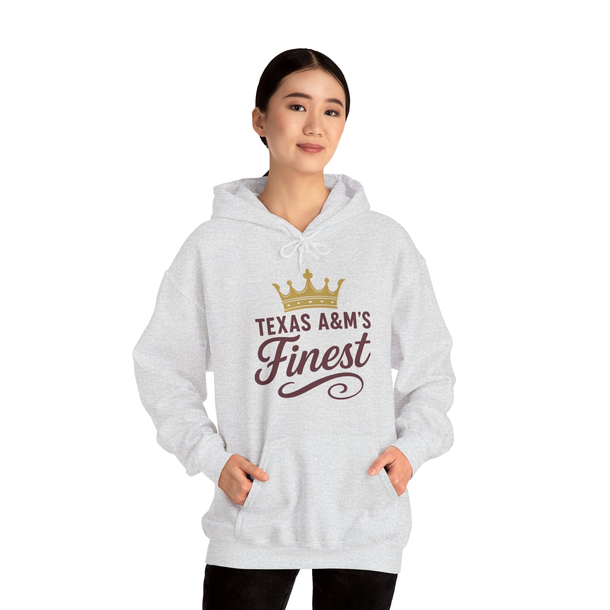 Texas A&M's Finest Unisex Heavy Blend Hoodie - Sweet Baby Jeez Teez