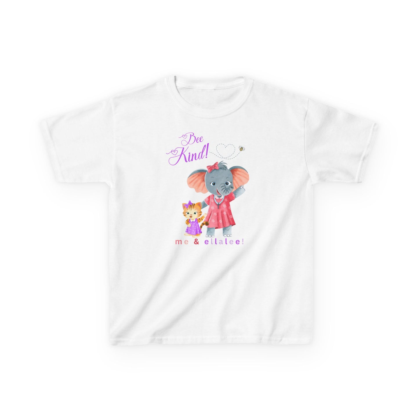 Ellalee the Elephant (TM) "Bee" Kind Girl's Unisex Tshirt