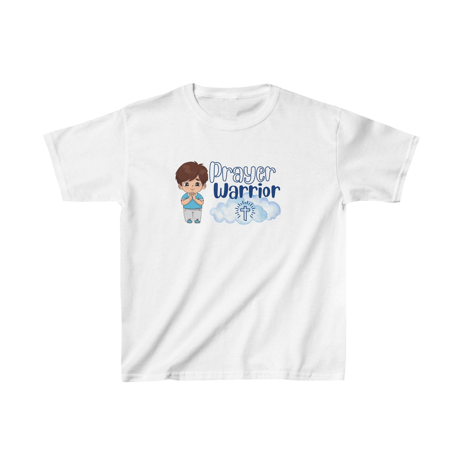 Prayer Warrior Boy's Tshirt - Sweet Baby Jeez Teez
