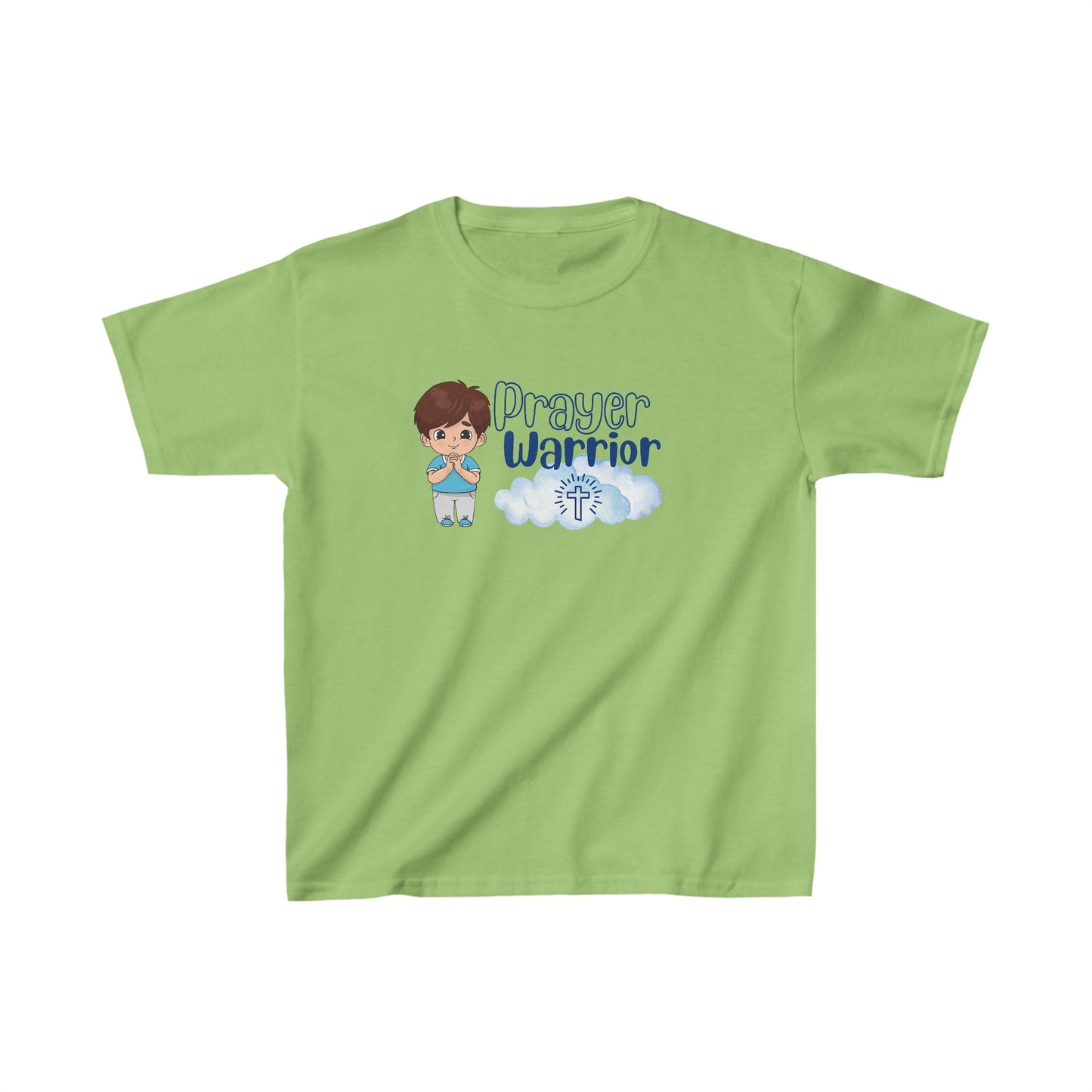 Prayer Warrior Boy's Tshirt - Sweet Baby Jeez Teez