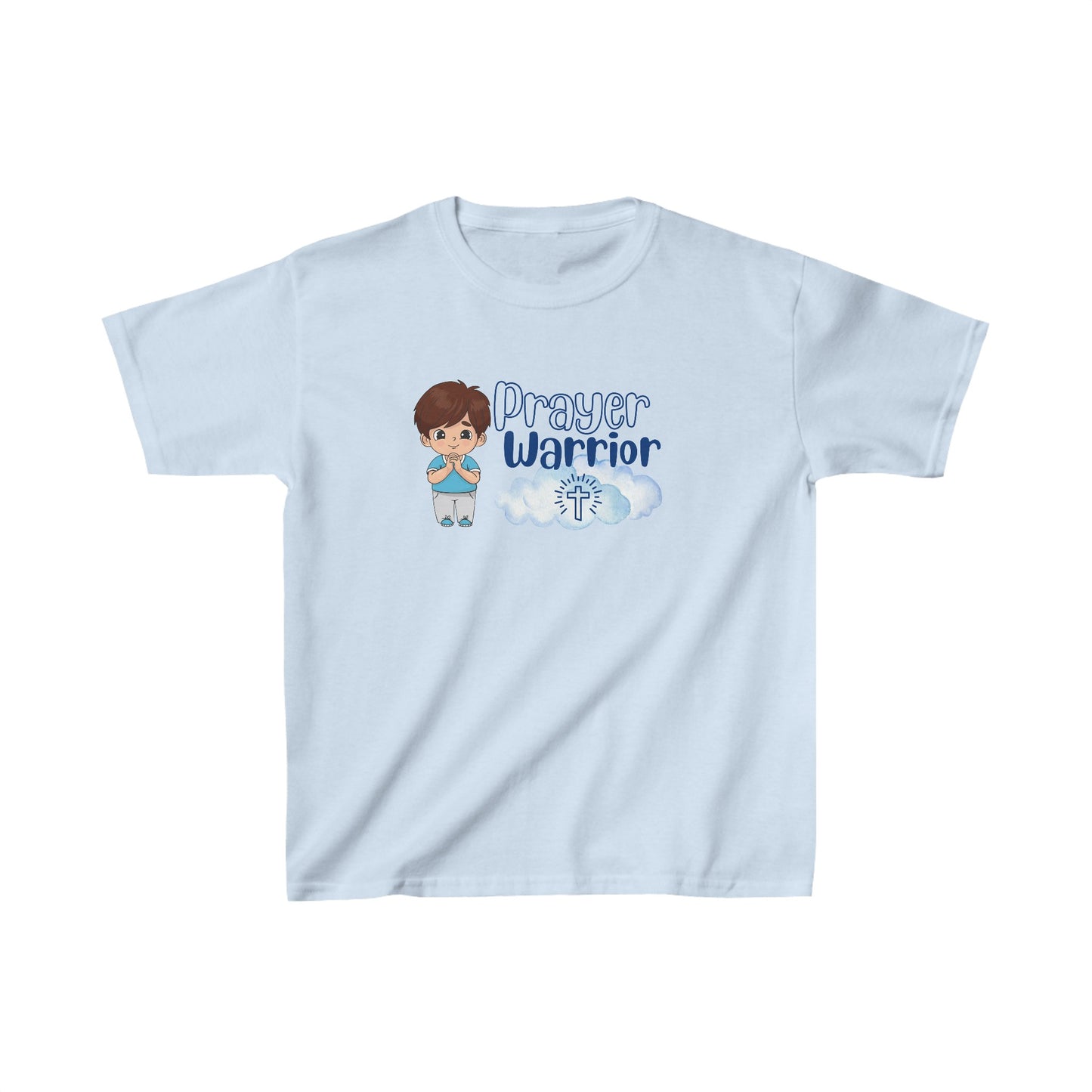 Prayer Warrior Boy's Tshirt - Sweet Baby Jeez Teez