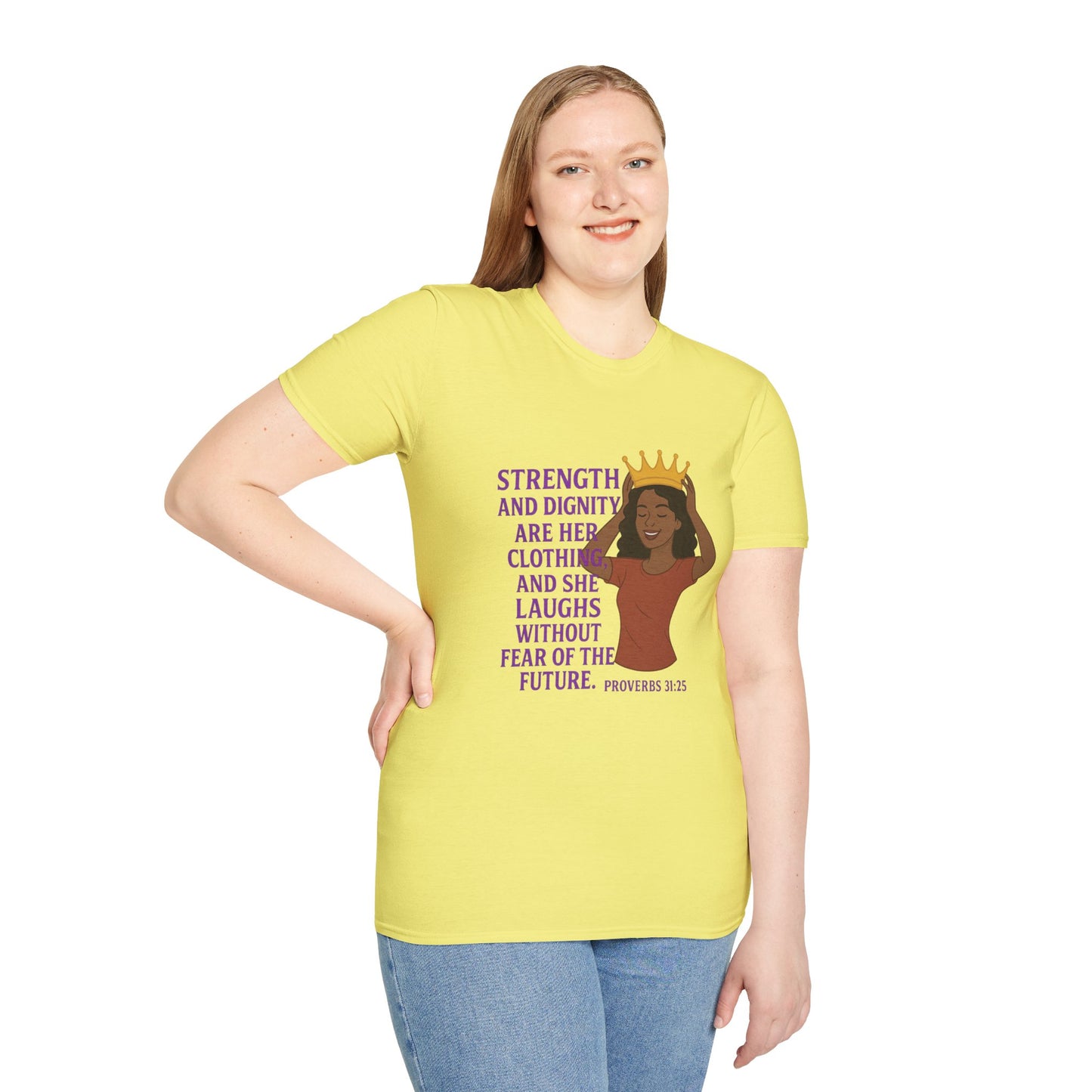 "Strength & Dignity" Bible Verse Women's Relaxed Tshirt