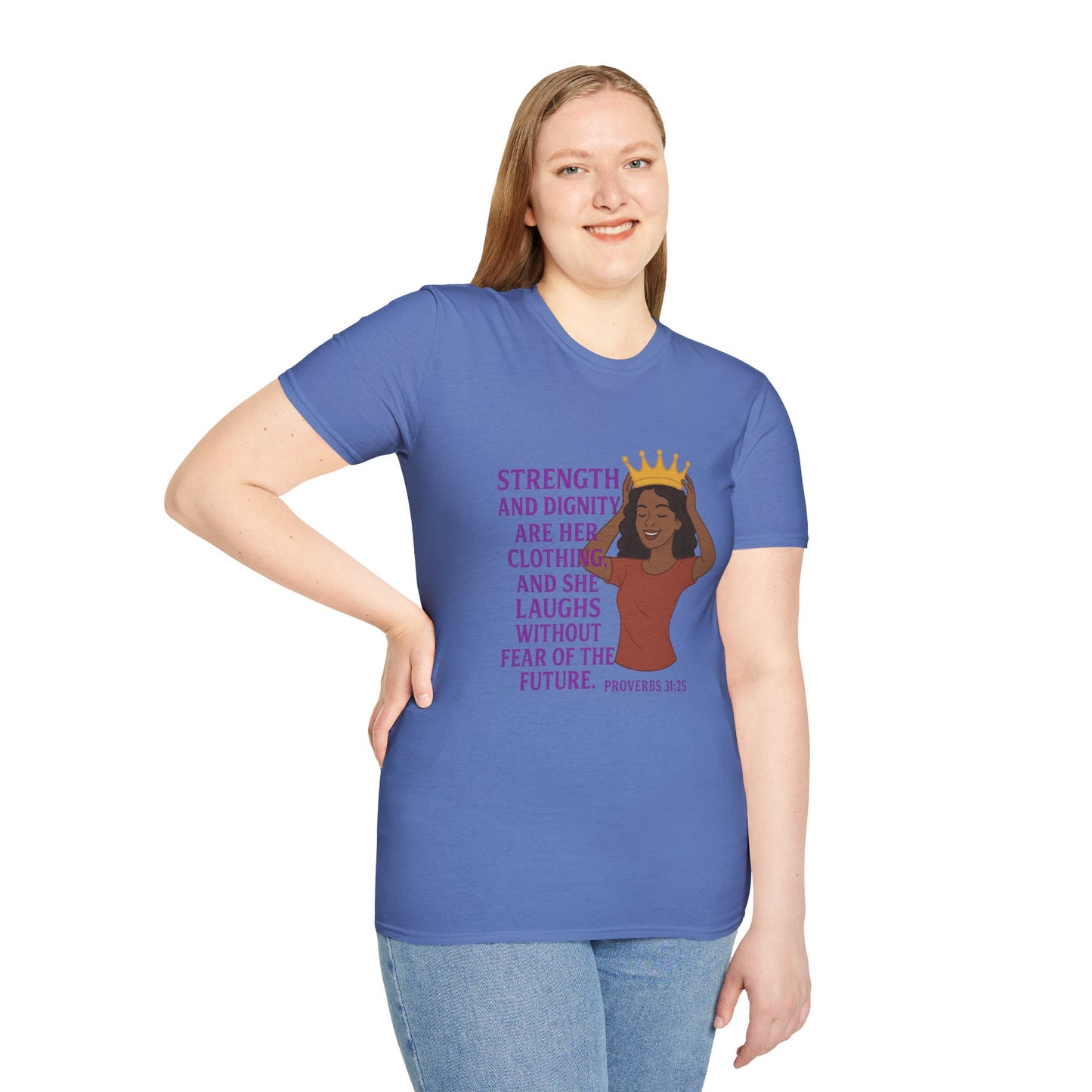 "Strength & Dignity" Bible Verse Women's Relaxed Tshirt