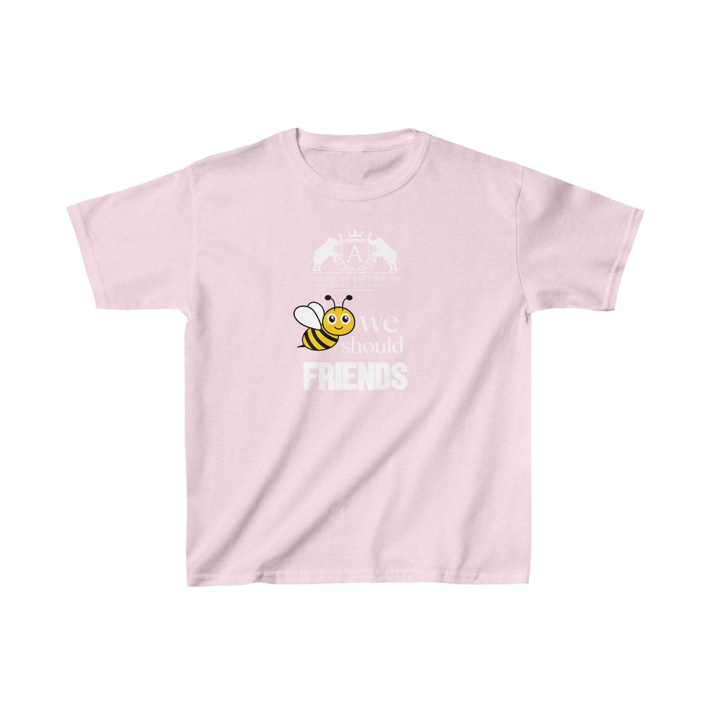 Bee Friends Girl's Tshirt (ARS - Cartoon Logo) - Sweet Baby Jeez Teez