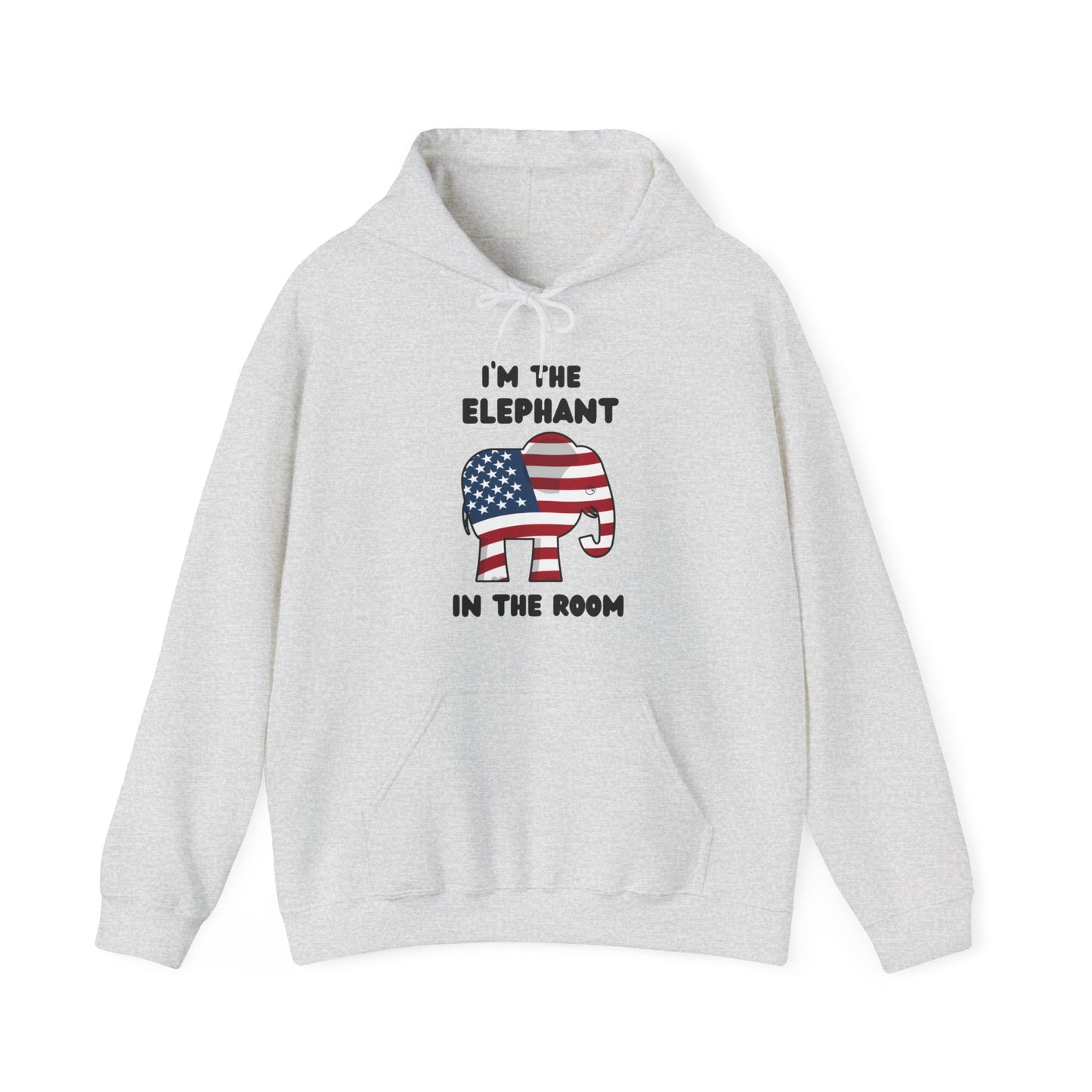Elephant in the Room Women's Hoodie S-5XL (Black Logo) - Sweet Baby Jeez Teez