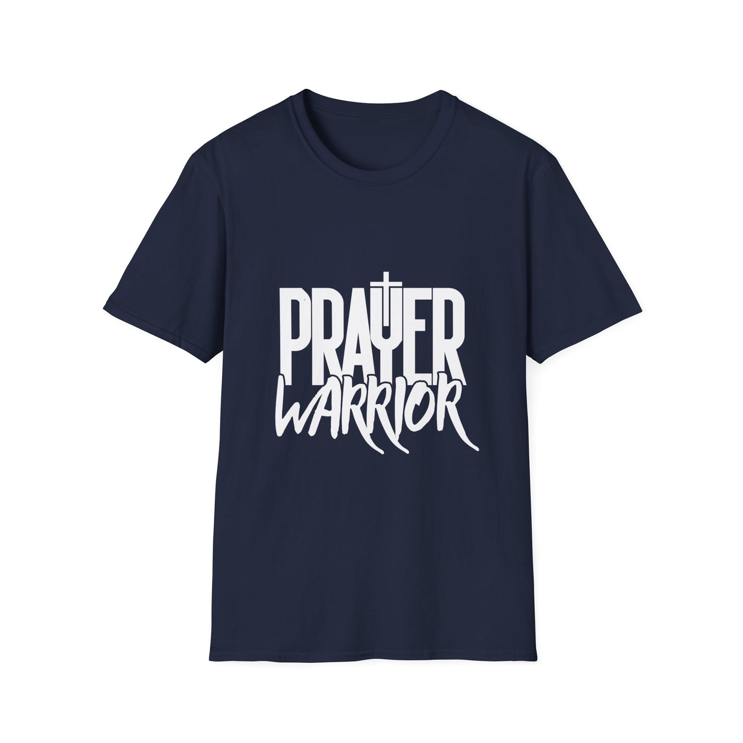 Prayer Warrior Men's Tshirt (White Logo) - Sweet Baby Jeez Teez