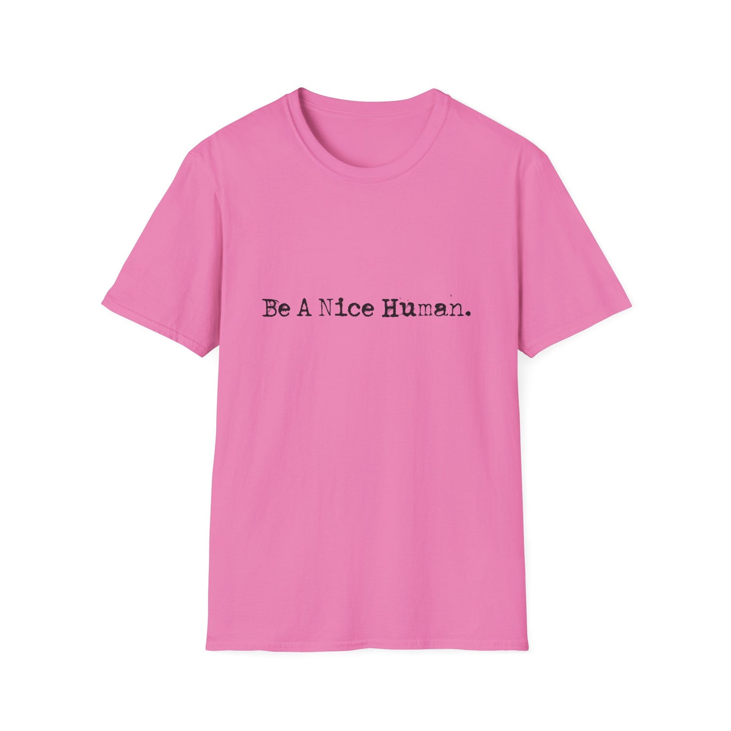 Nice Human Womens Relaxed/Plus Tshirt (FP Black Logo) - Sweet Baby Jeez Teez