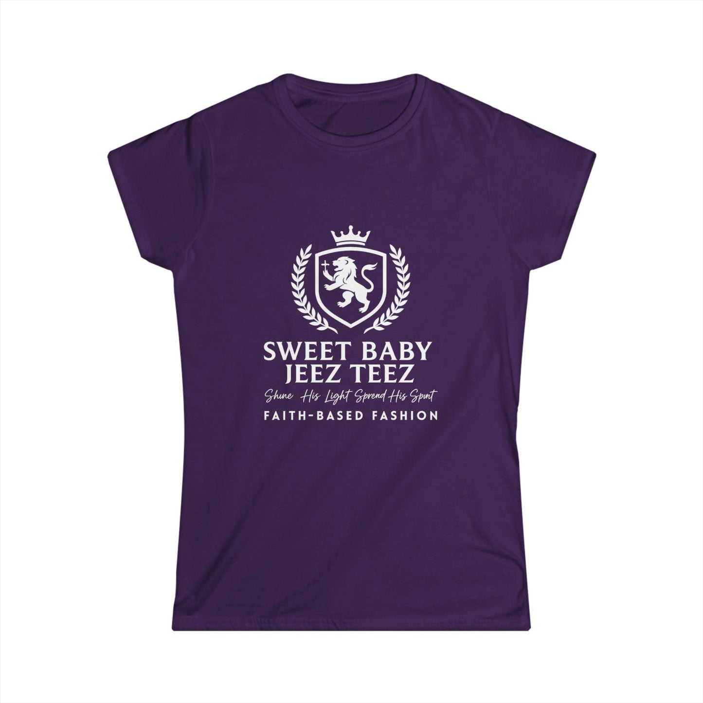 Sweet Baby Jeez Teez Faith-Based Fashion Semi-Fitted Women's Tshirt