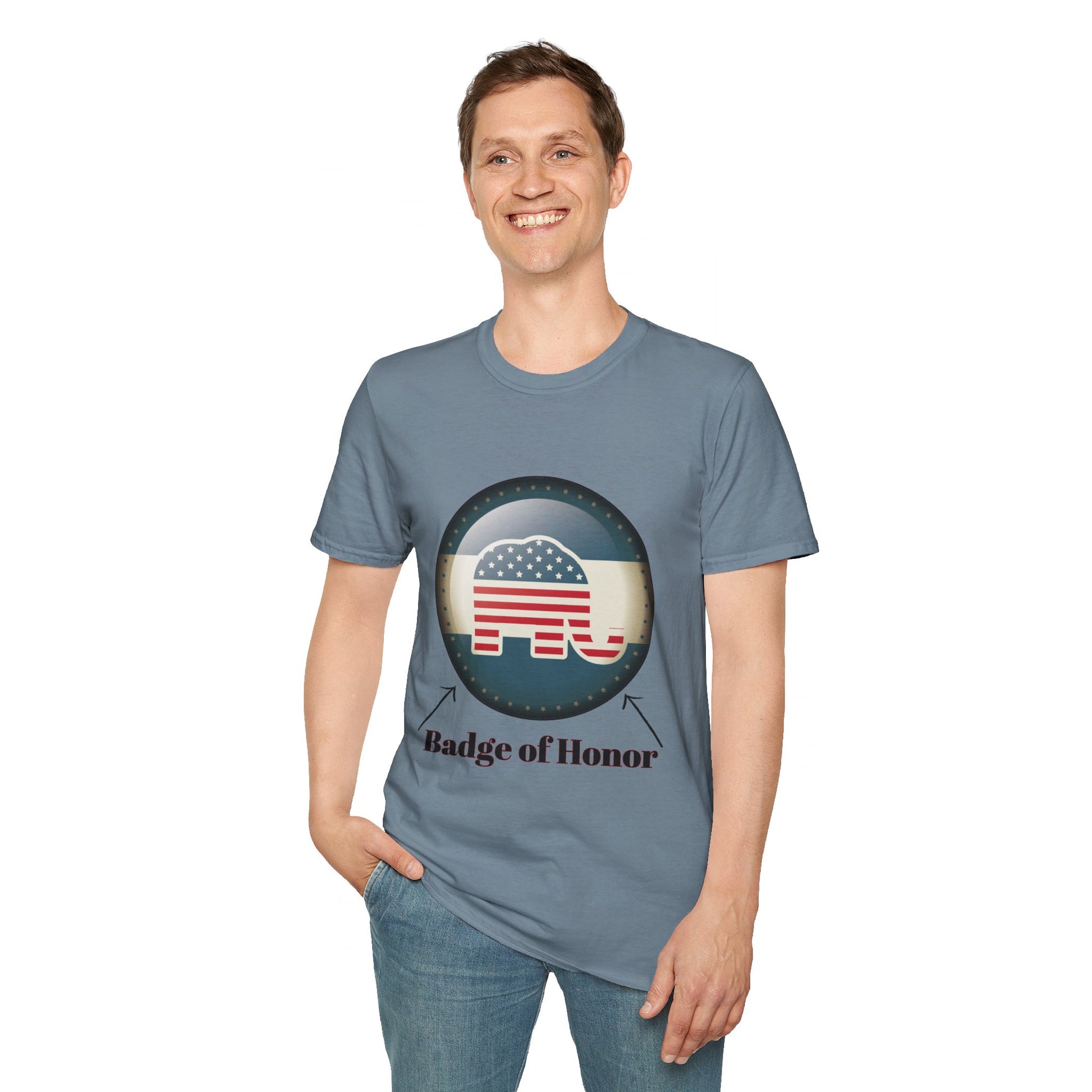 Badge of Honor Men's Tshirt - Sweet Baby Jeez Teez