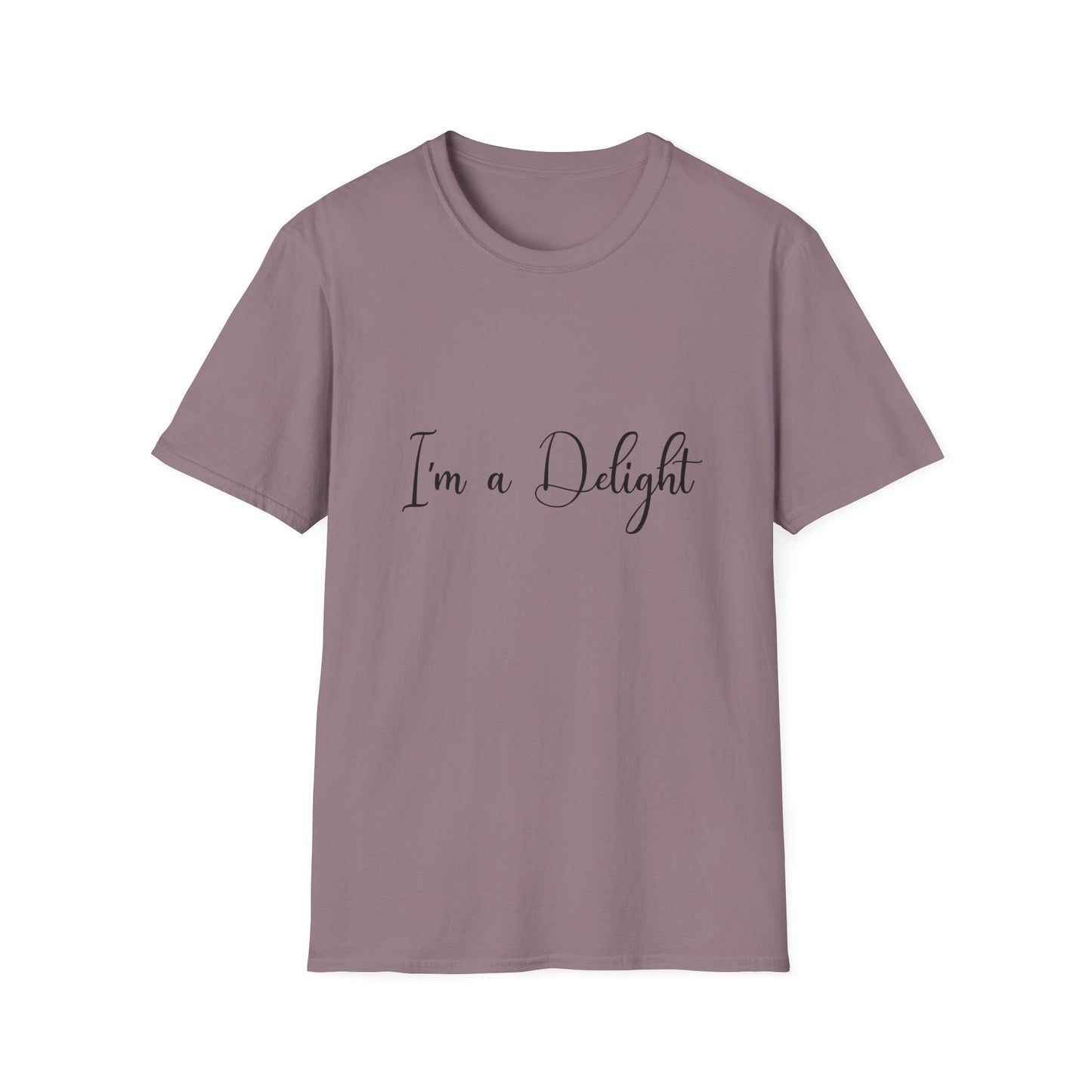 I'm a Delight Womens Relaxed/Plus Tshirt (FP Black Logo) - Sweet Baby Jeez Teez
