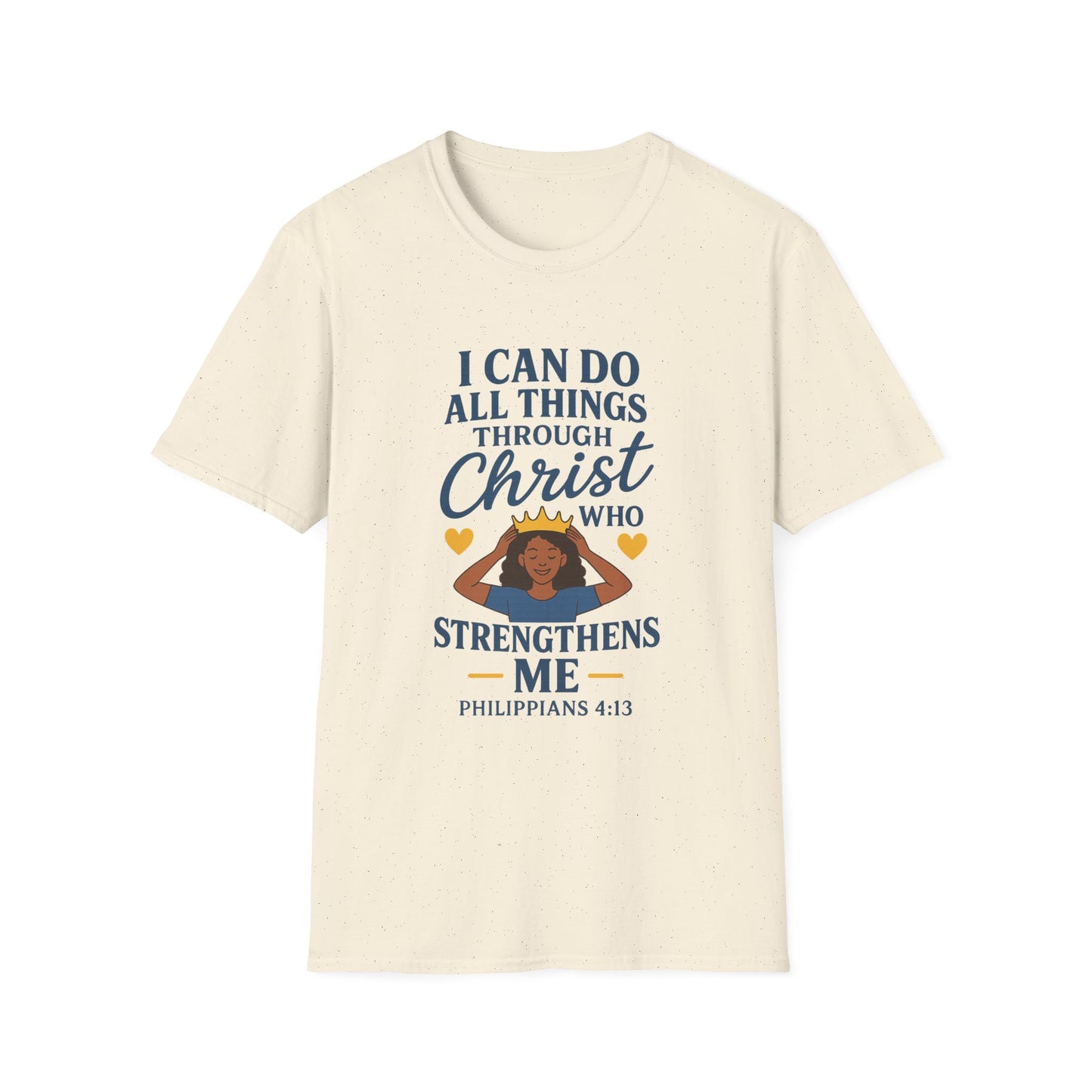 "I Can Do All Things Through Christ" Women's Relaxed Softstyle Tshirt