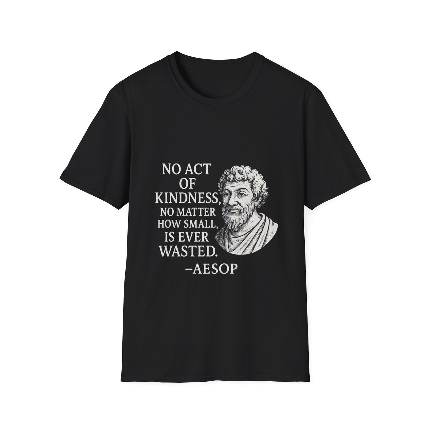 "Act of Kindness" Aesop Unisex Softstyle T-Shirt (IM Logo)
