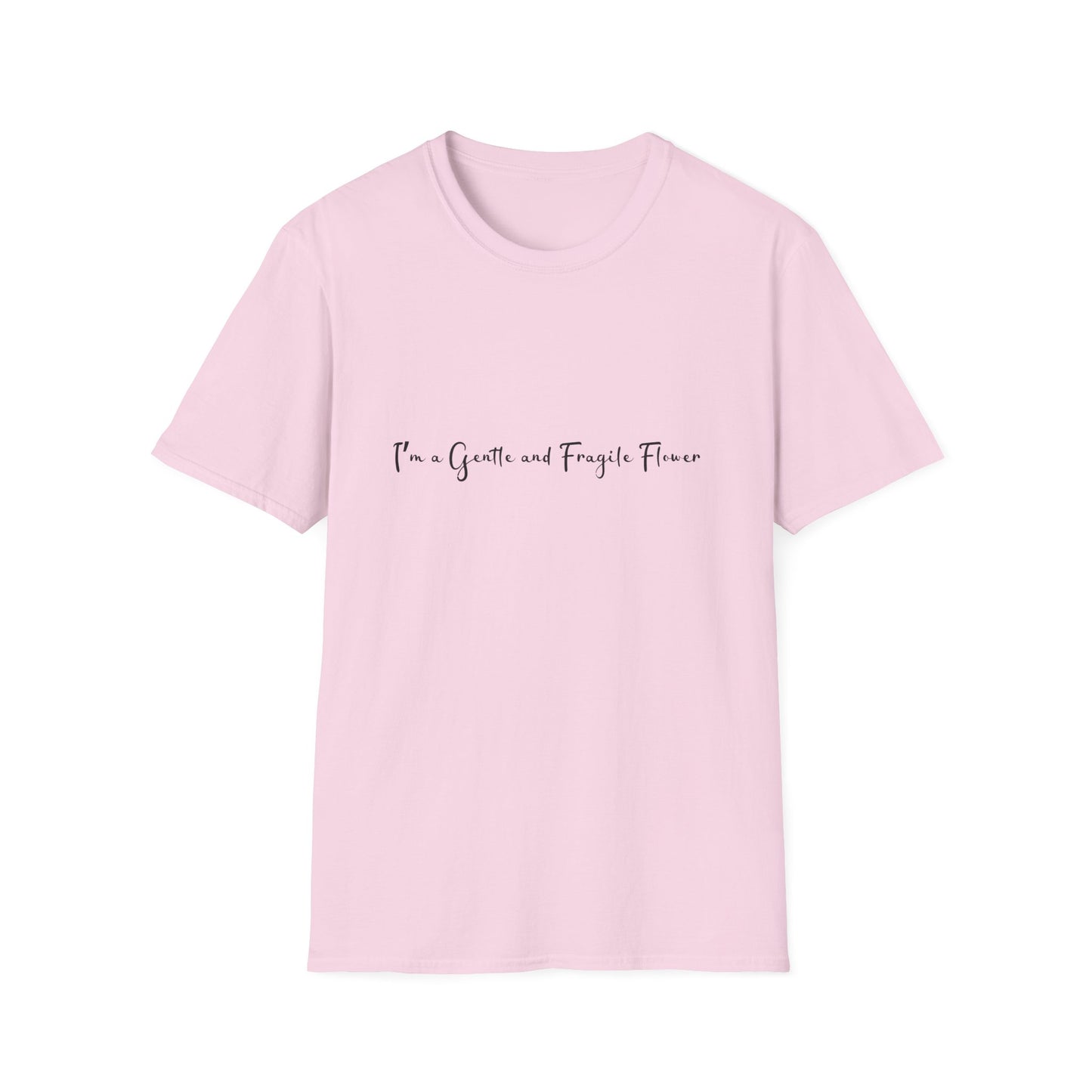 Fragile Flower Womens Relaxed/Plus Tshirt (FP Black Logo) - Sweet Baby Jeez Teez
