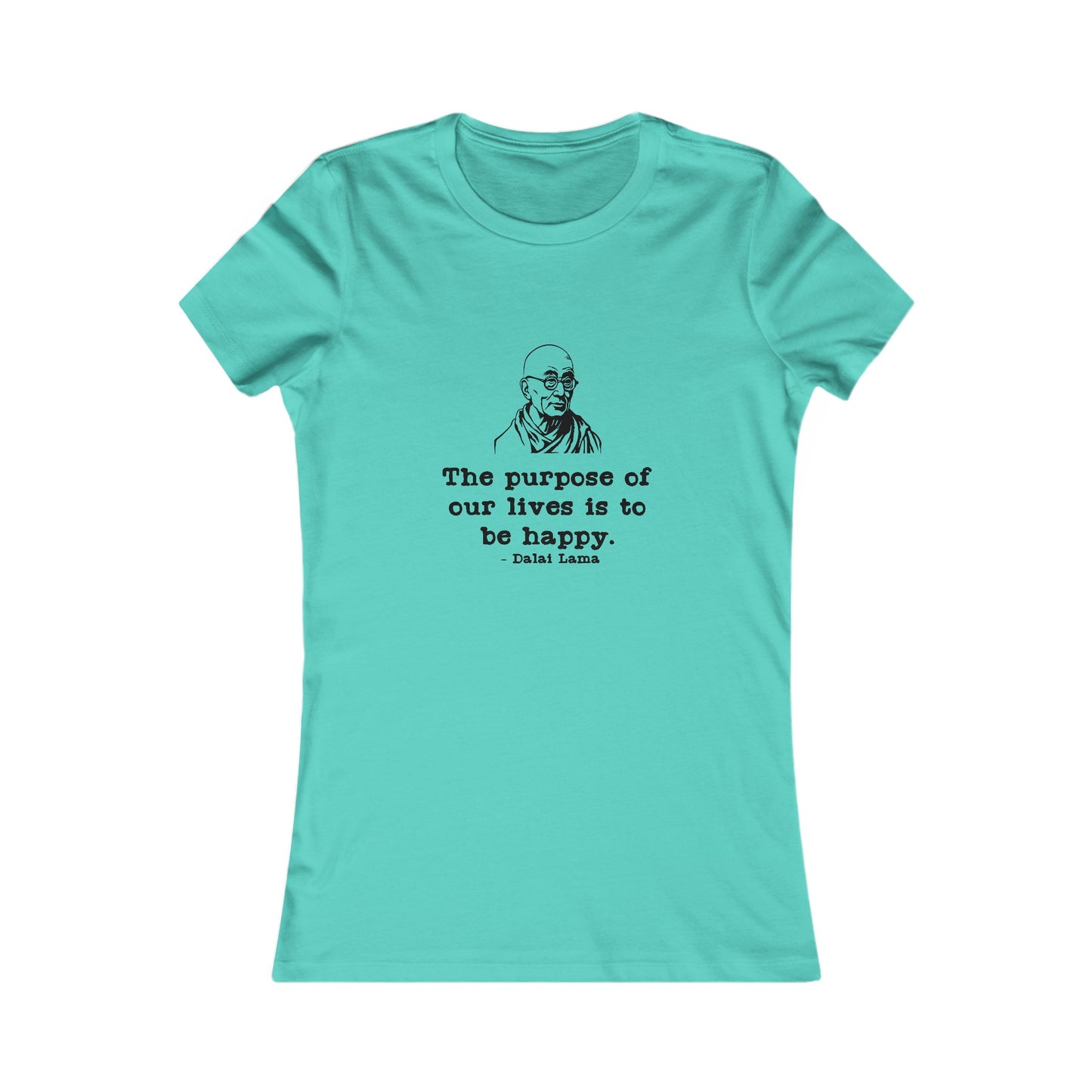 Purpose of Life Womens Fitted Tshirt (IW Black Logo) - Sweet Baby Jeez Teez