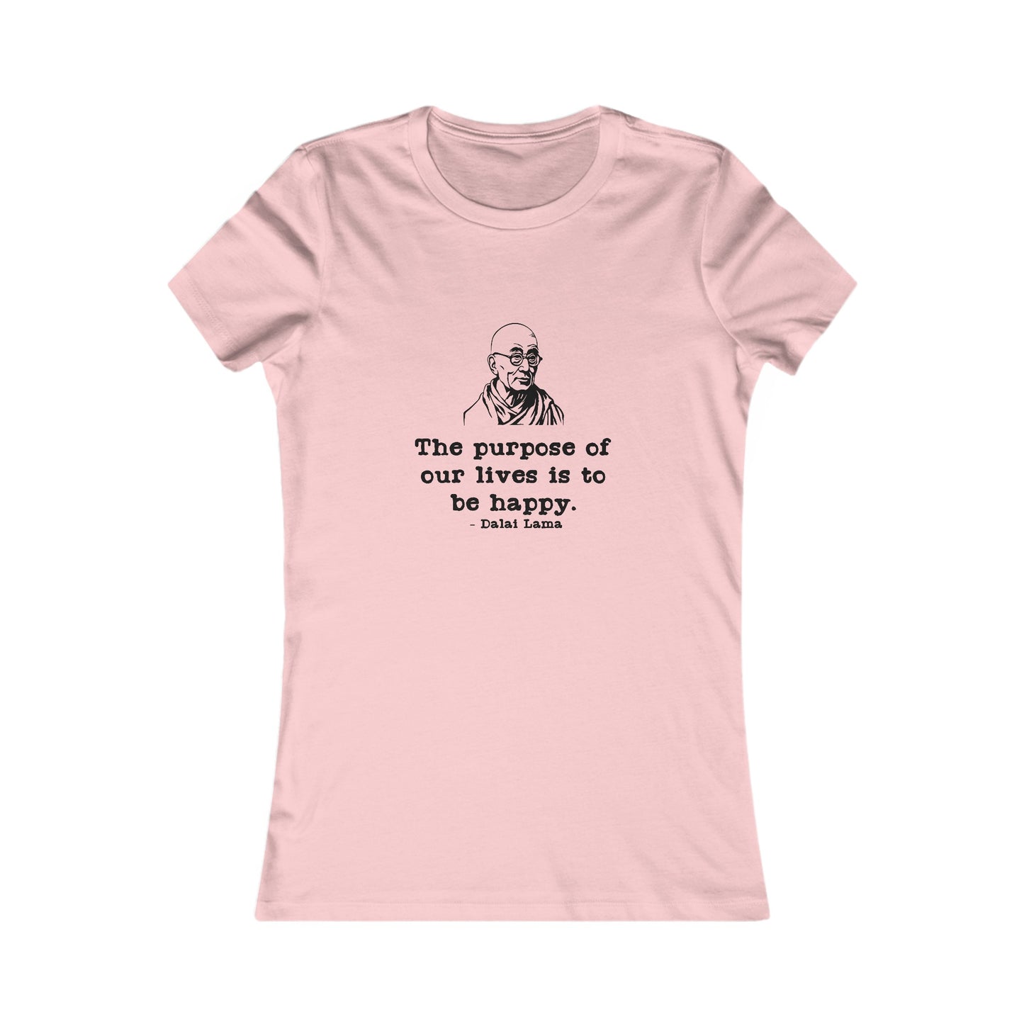 Purpose of Life Womens Fitted Tshirt (IW Black Logo) - Sweet Baby Jeez Teez
