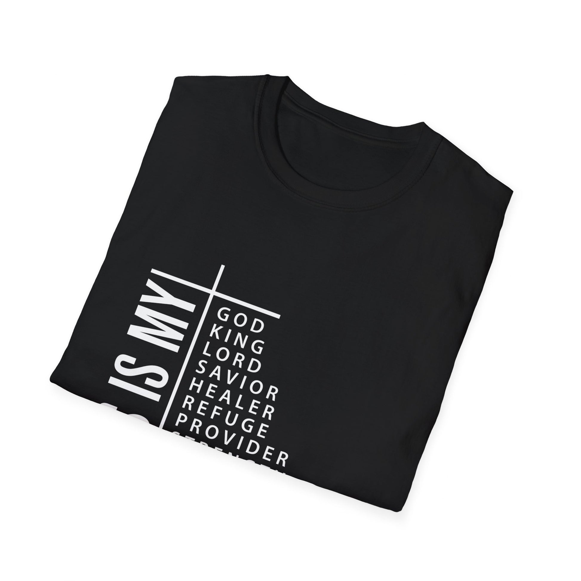 Jesus is My Women's Relaxed/Plus Tshirt (White Logo) - Sweet Baby Jeez Teez