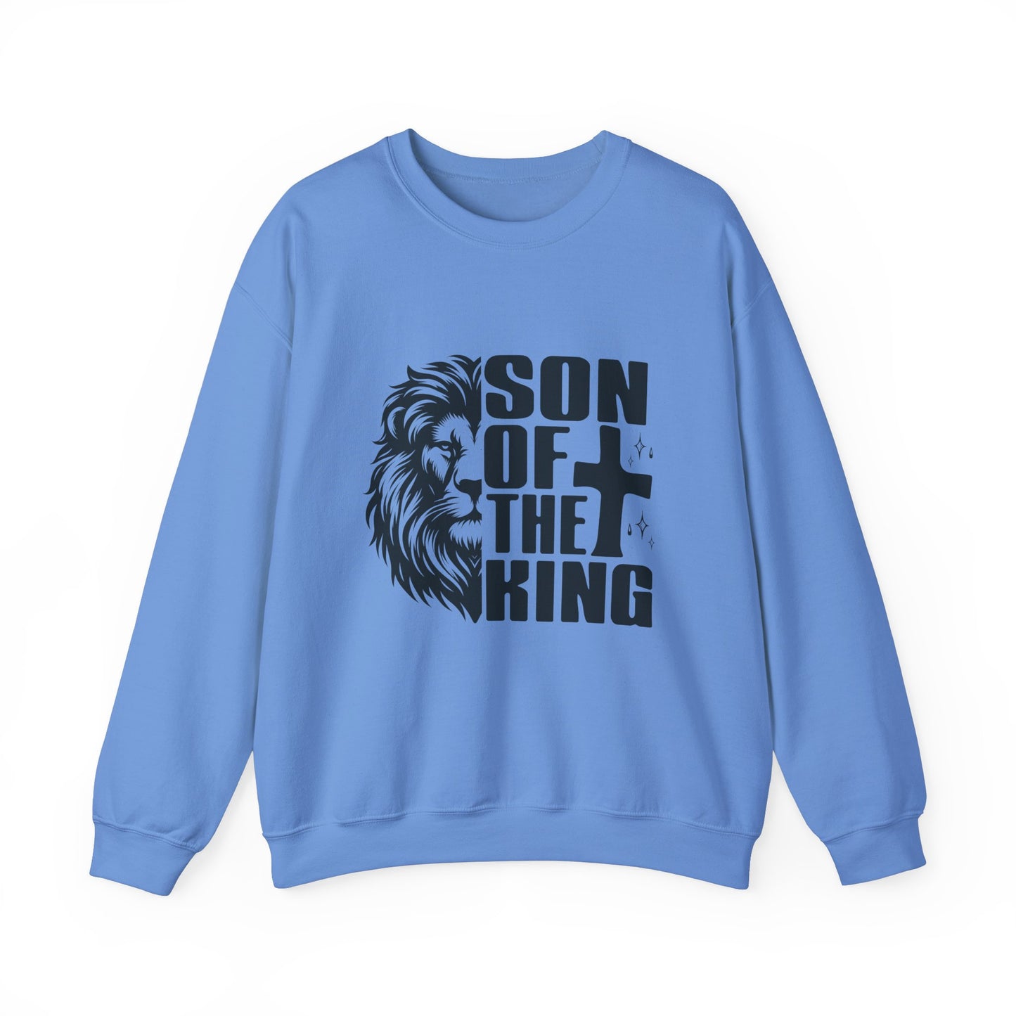 Son of the King Men's Sweatshirt (Black Logo) - Sweet Baby Jeez Teez