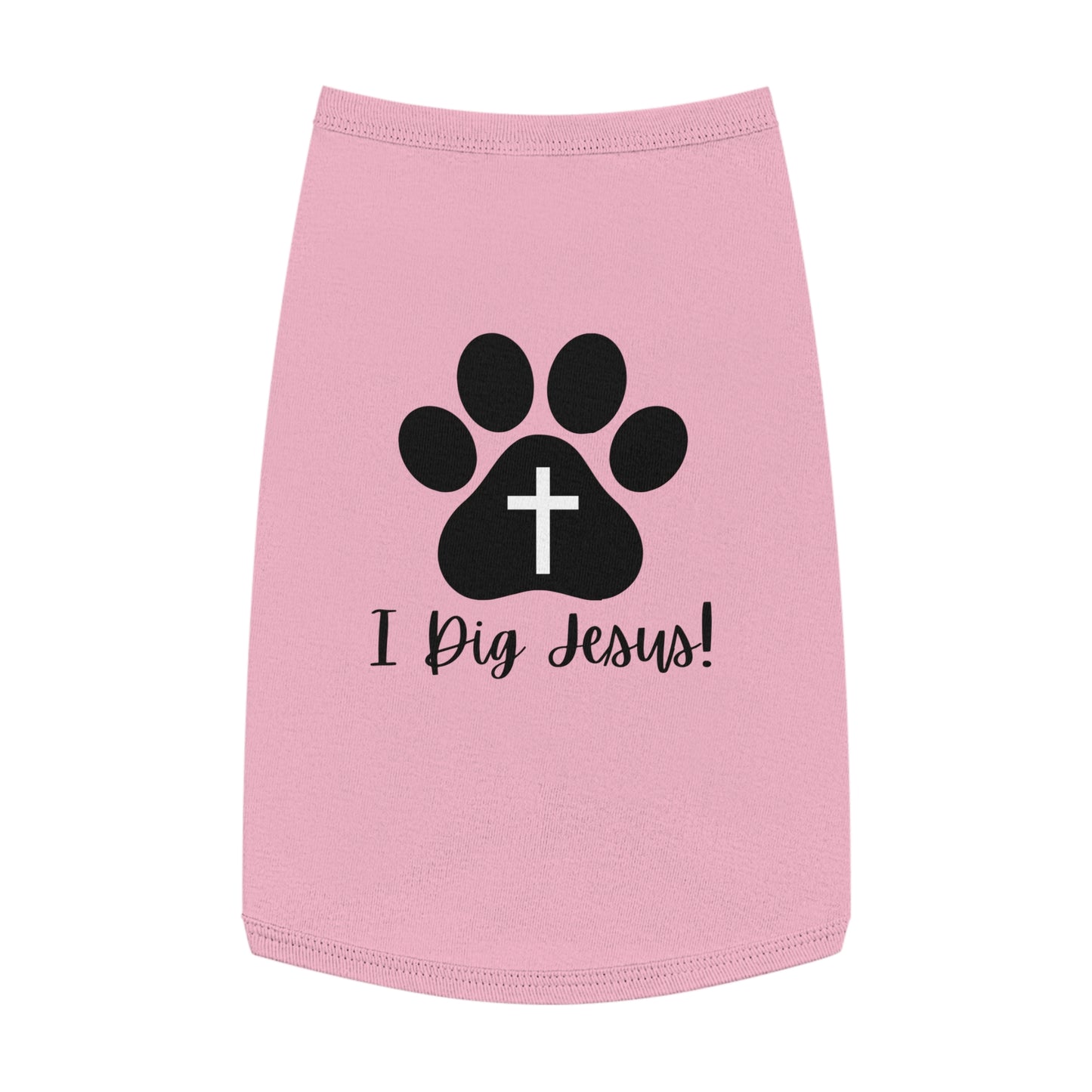 I Dig Jesus Doggo Tank Top (Black and White Logo) - Sweet Baby Jeez Teez