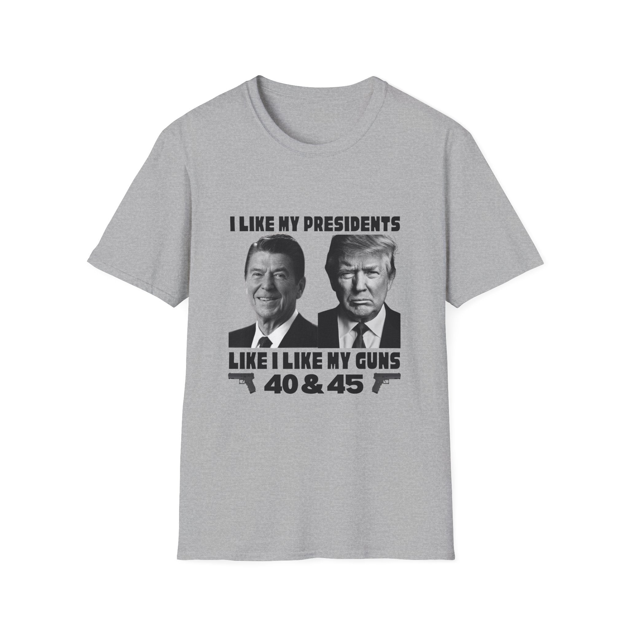I Like My Presidents Men's Tshirt (Black Logo)