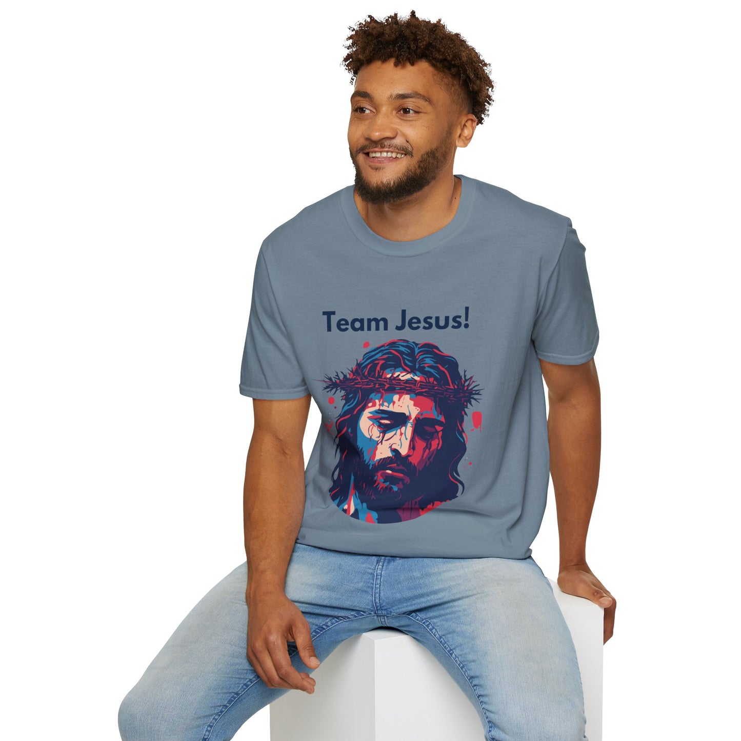Team Jesus Men's Tshirt S-5XL - Sweet Baby Jeez Teez