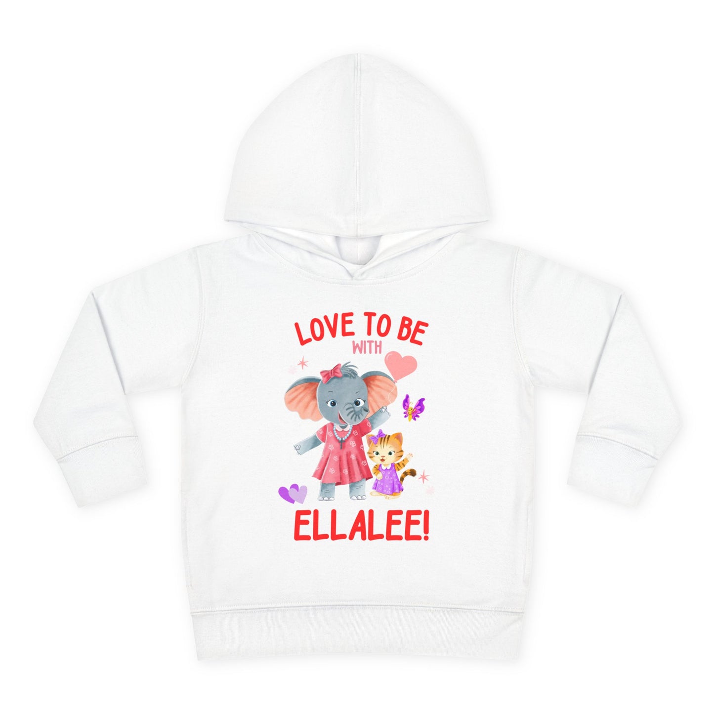 Ellalee the Elephant (TM), Love to be with Ellalee Toddler Hoodie