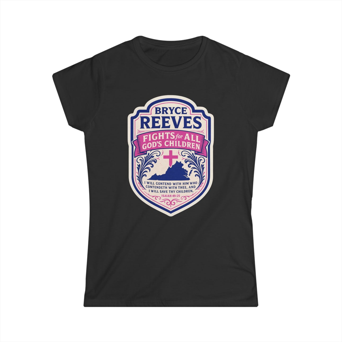 Bryce Reeves Fights for ALL God's Children Women's Semi-Fitted Tshirt