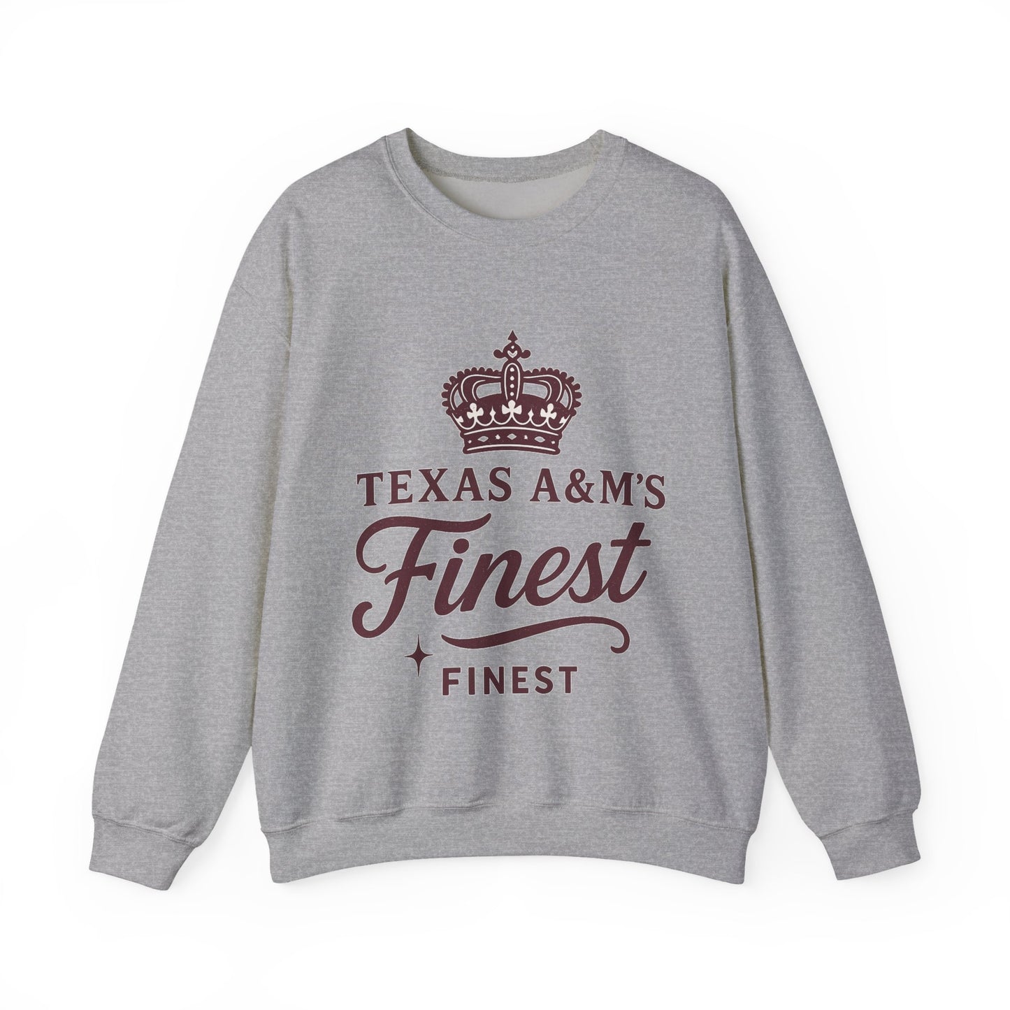 Texas A&M's Finest Crewneck Unisex Sweatshirt (Logo 1) - Sweet Baby Jeez Teez