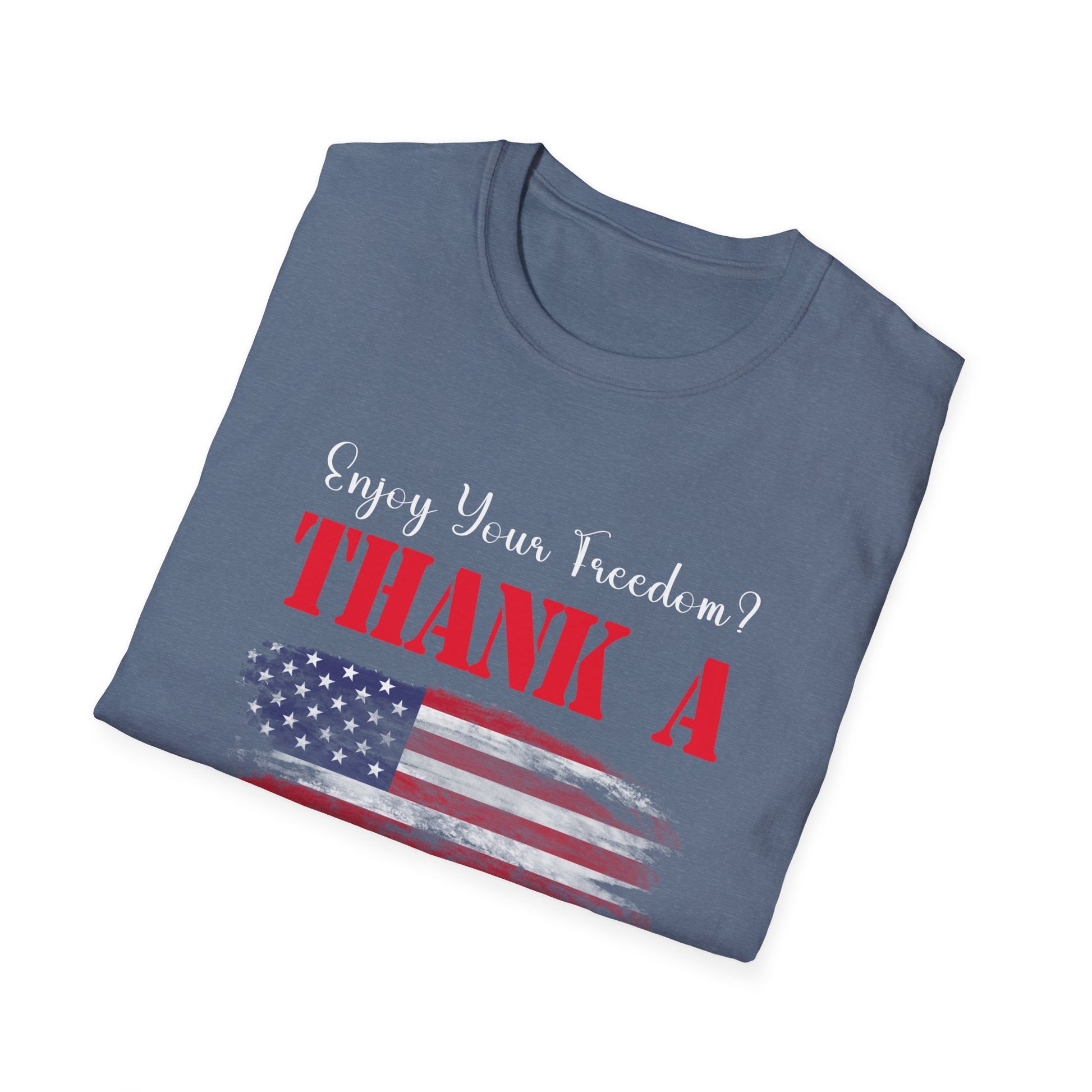 Enjoy Your Freedom Men's Tshirt (MM Color Logo) - Sweet Baby Jeez Teez