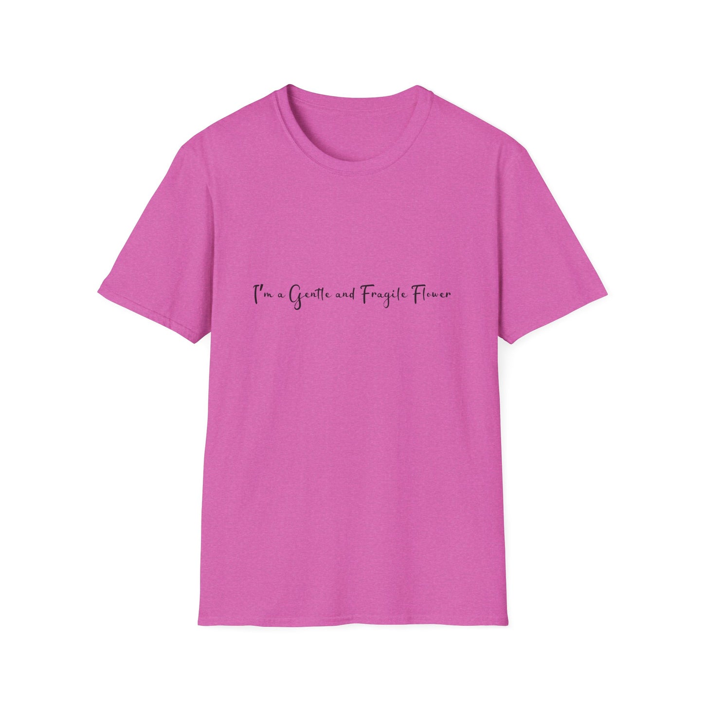 Fragile Flower Womens Relaxed/Plus Tshirt (FP Black Logo) - Sweet Baby Jeez Teez