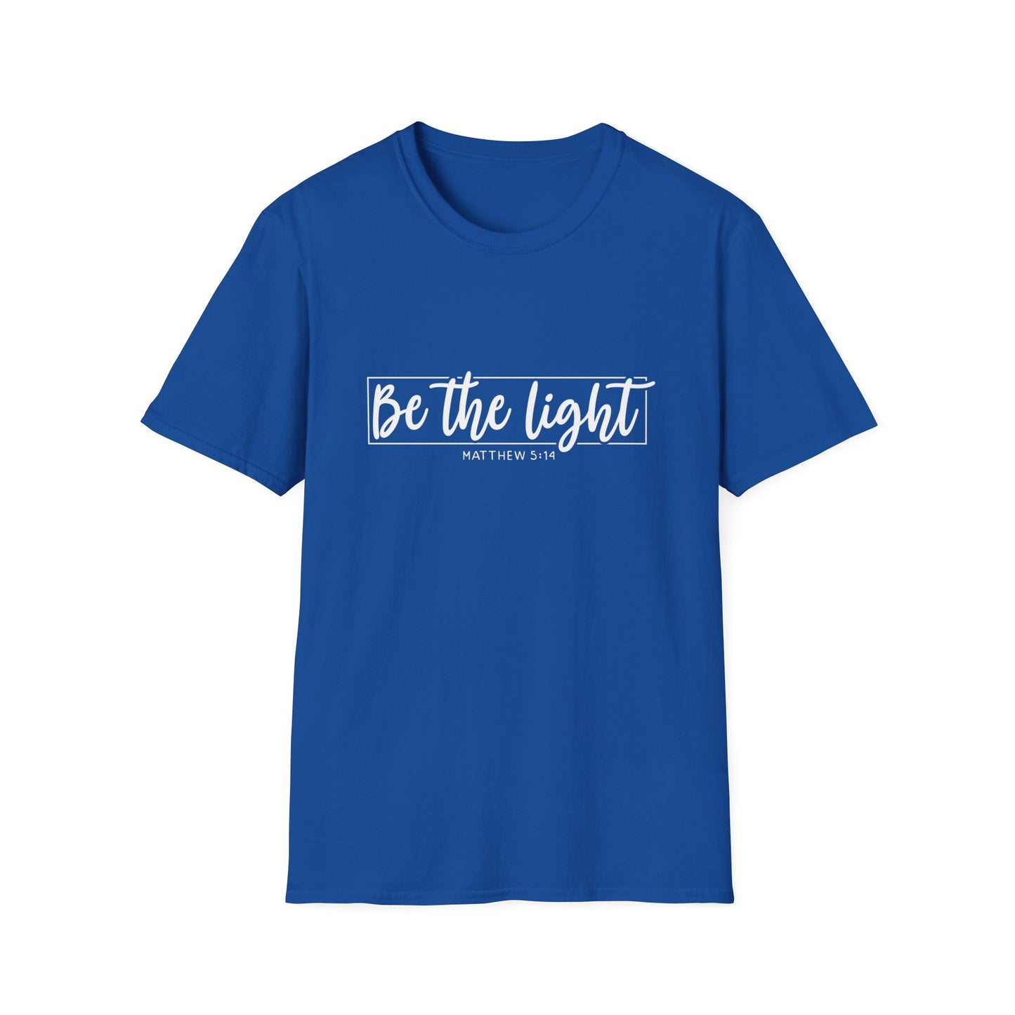 Be the Light Womens Relaxed/Plus Tshirt (White Logo) - Sweet Baby Jeez Teez