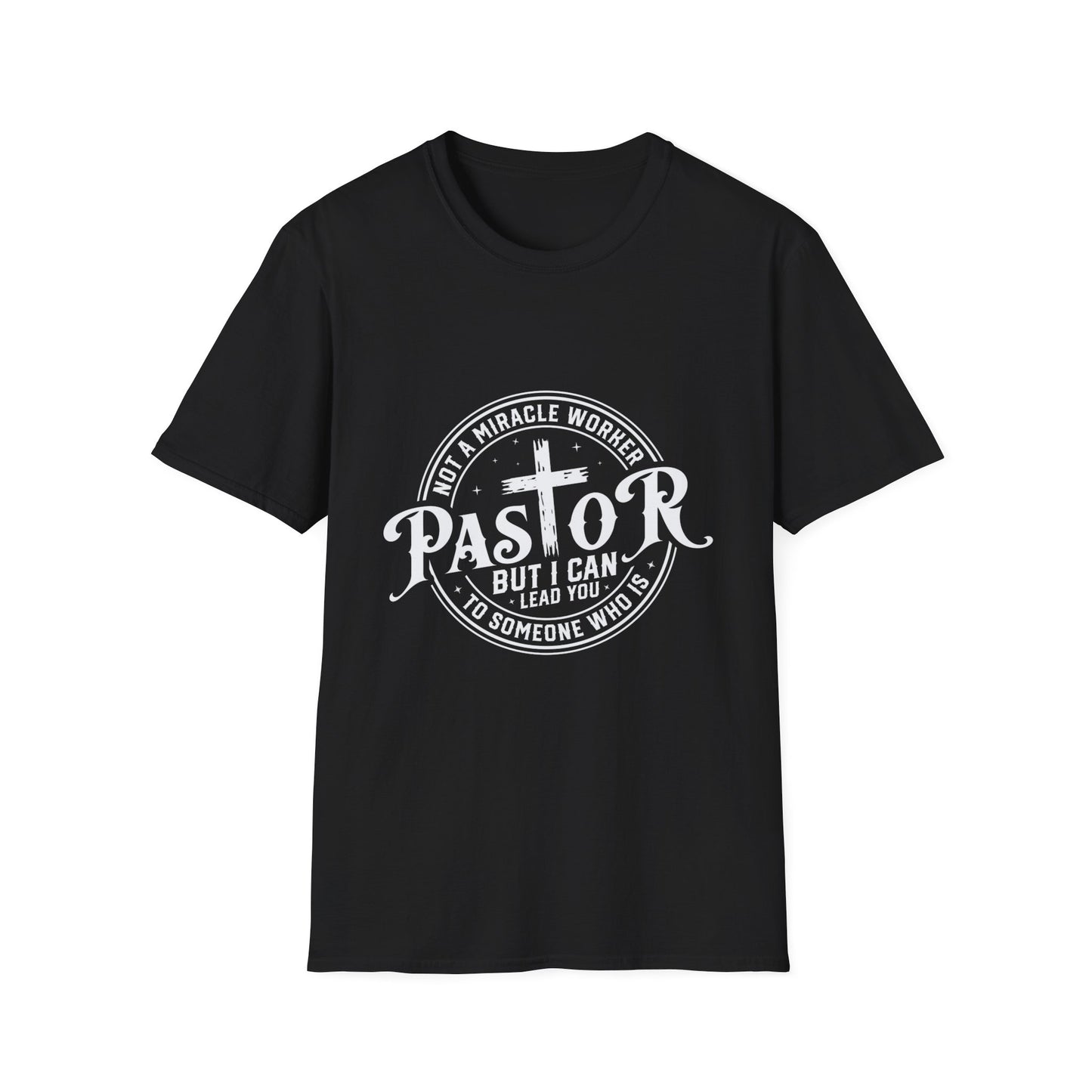 Pastor Men's Tshirt (White Logo) - Sweet Baby Jeez Teez