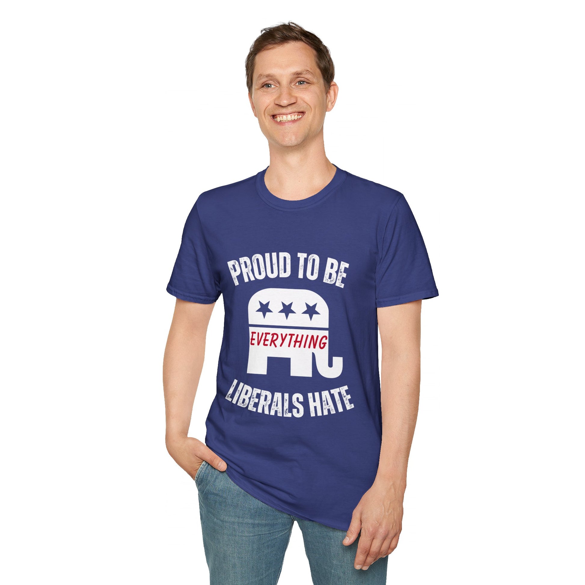 Proud to Be Men's Tshirt (White Logo) - Sweet Baby Jeez Teez