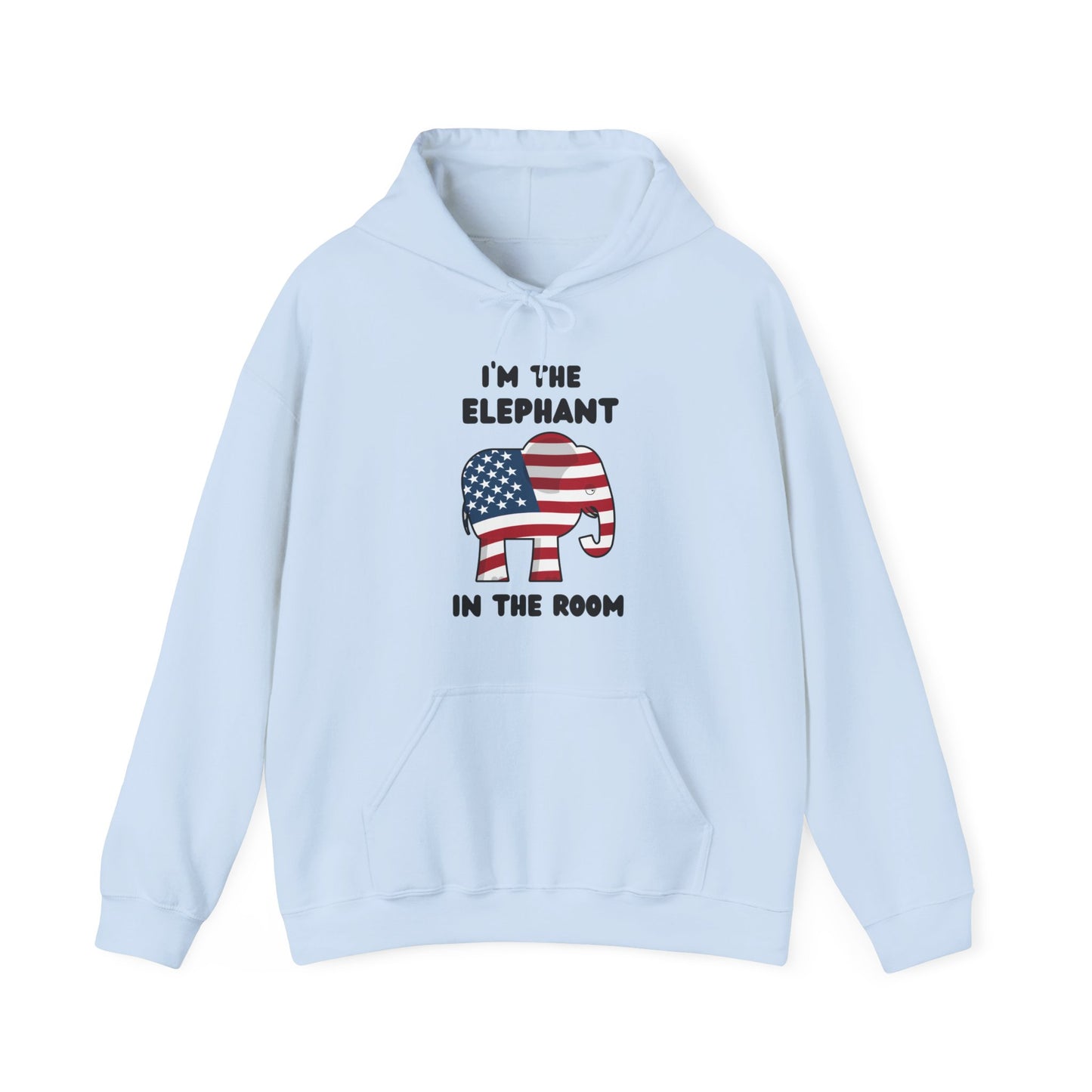 Elephant in the Room Women's Hoodie S-5XL (Black Logo) - Sweet Baby Jeez Teez
