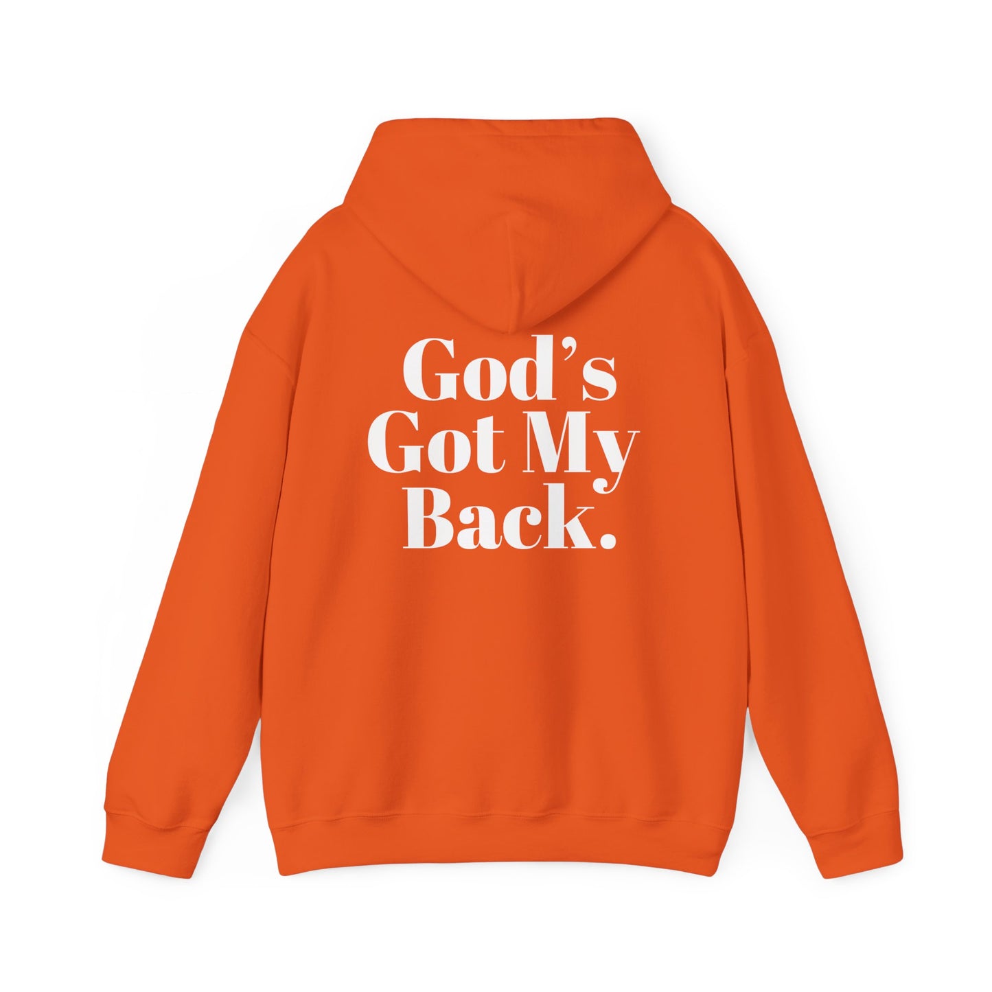 God's Got My Back Men's Hoodie (White Logo) - Sweet Baby Jeez Teez