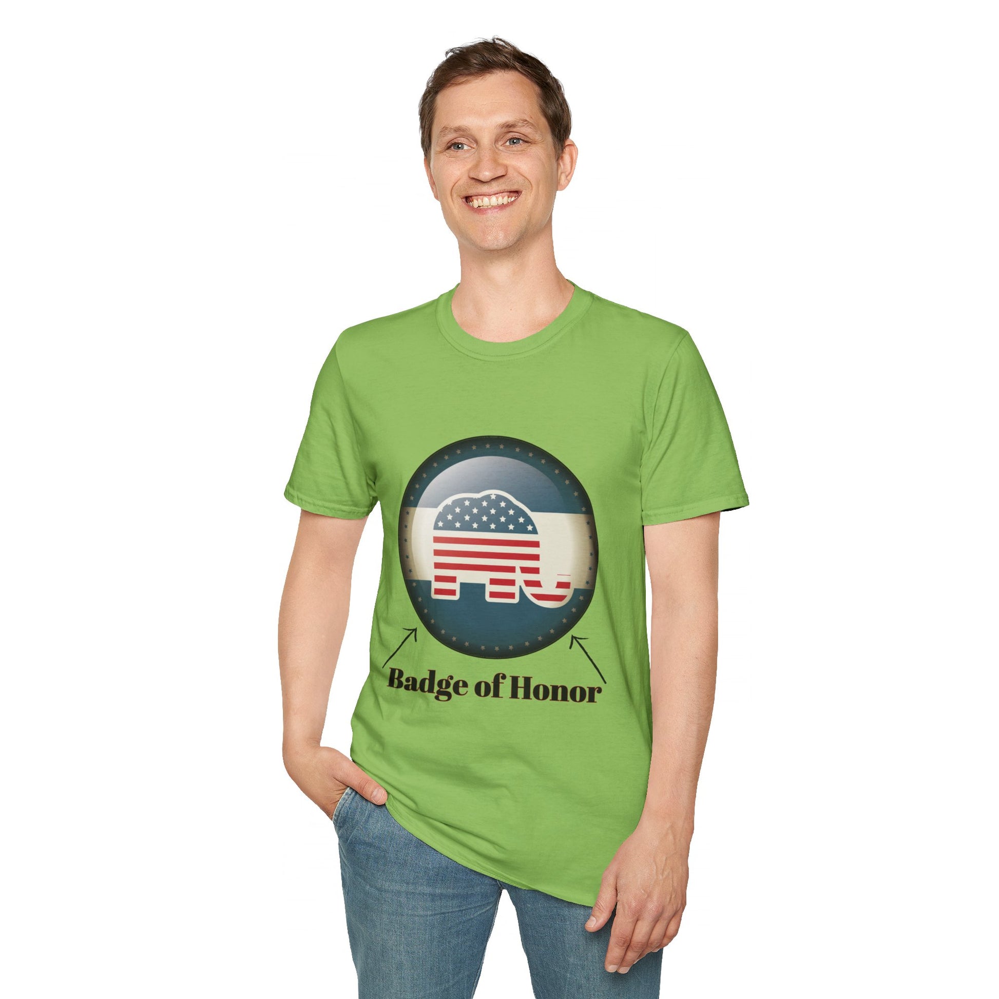 Badge of Honor Men's Tshirt - Sweet Baby Jeez Teez