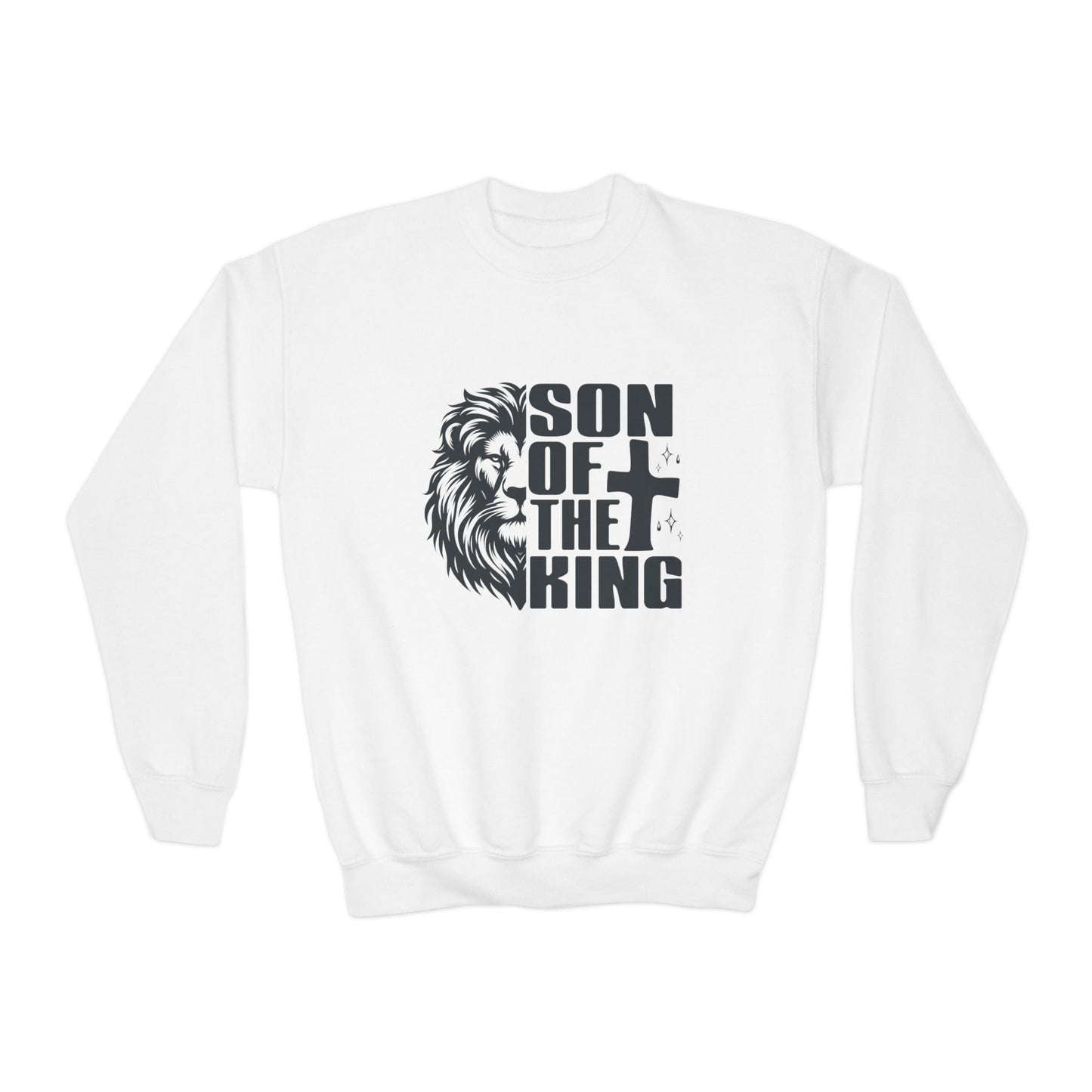 Son of the King Boy's Sweatshirt (Black logo) - Sweet Baby Jeez Teez