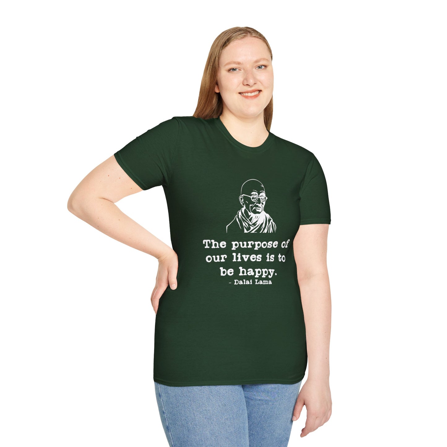Purpose of Life Womens Relaxed/Plus Fit Tshirt (IW White Logo) - Sweet Baby Jeez Teez