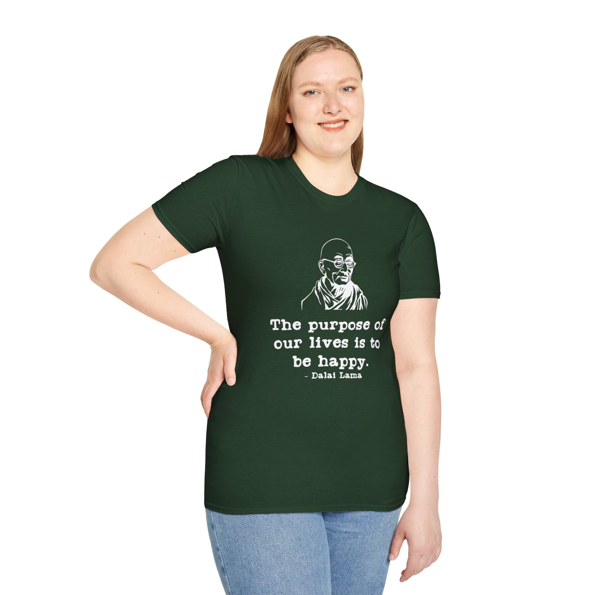 Purpose of Life Womens Relaxed/Plus Fit Tshirt (IW White Logo) - Sweet Baby Jeez Teez