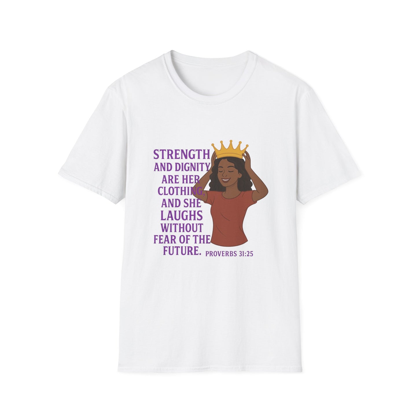 "Strength & Dignity" Bible Verse Women's Relaxed Tshirt
