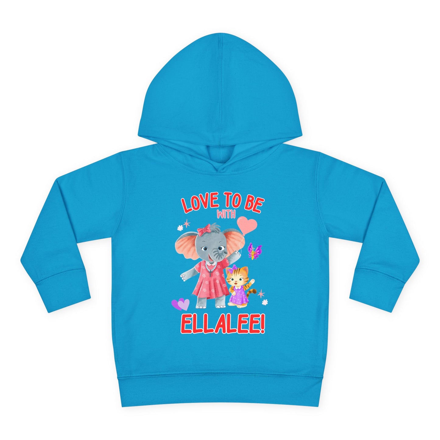 Ellalee the Elephant (TM), Love to be with Ellalee Toddler Hoodie