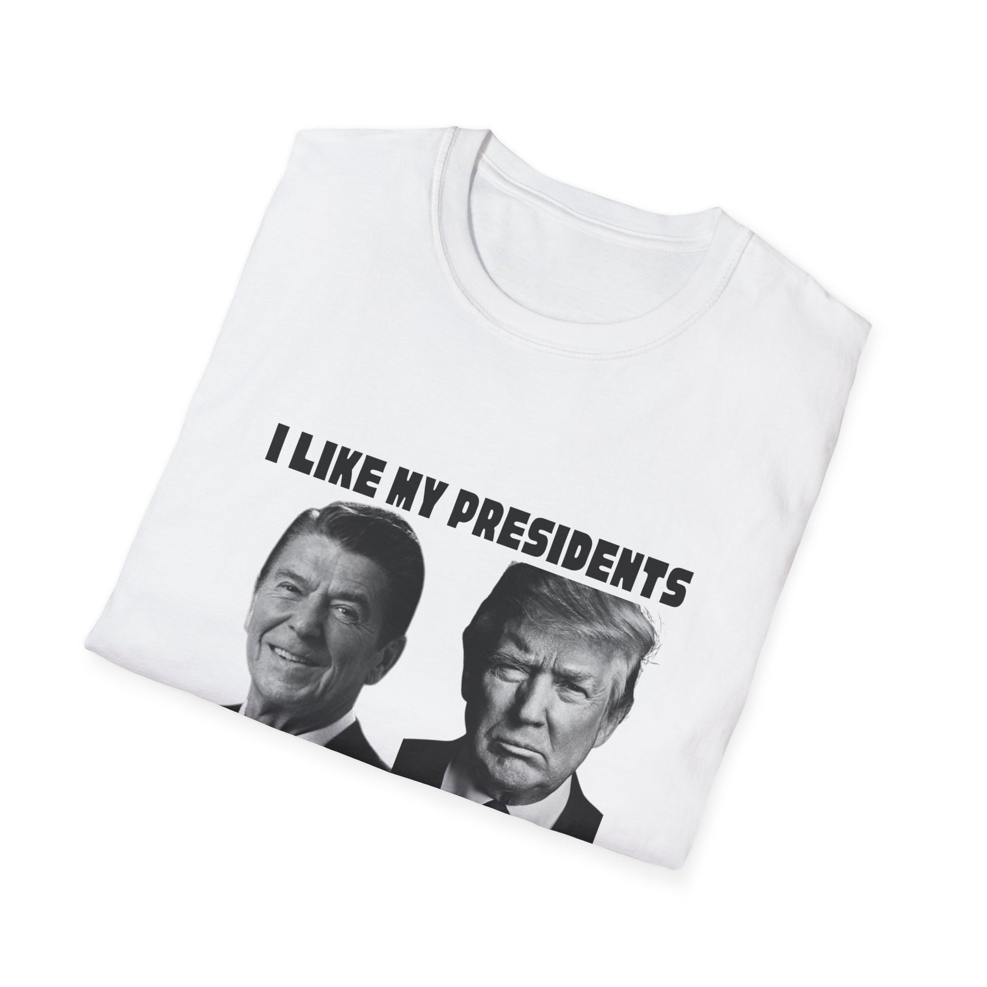 I Like My Presidents Men's Tshirt (Black Logo) - Sweet Baby Jeez Teez