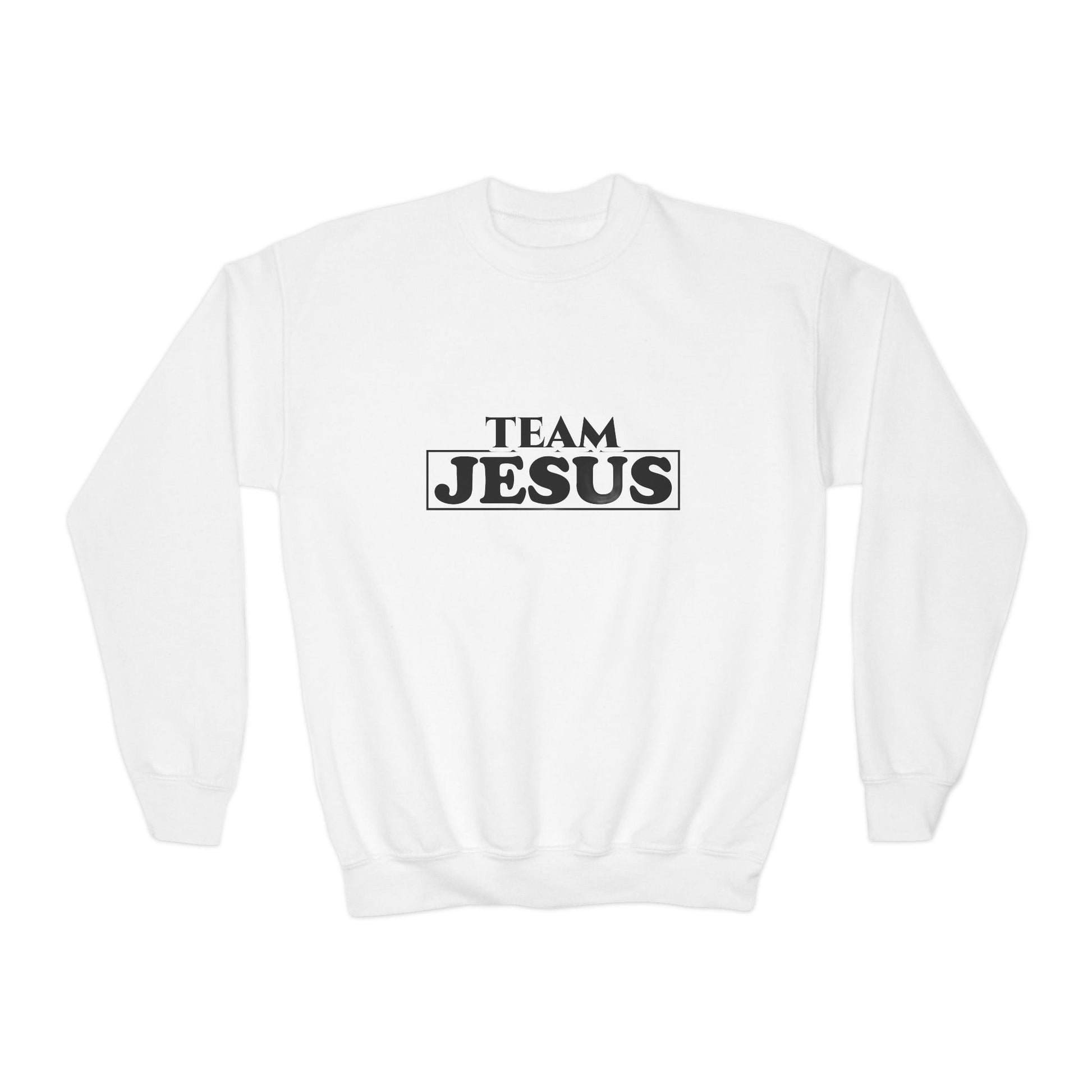 Team Jesus Kids Crewneck Sweatshirt - Sweet Baby Jeez Teez