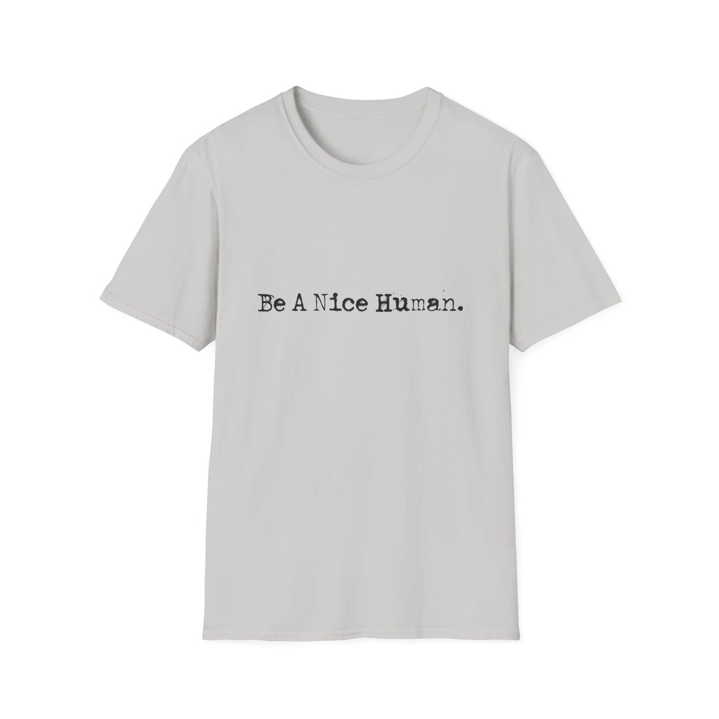 Nice Human Womens Relaxed/Plus Tshirt (FP Black Logo) - Sweet Baby Jeez Teez