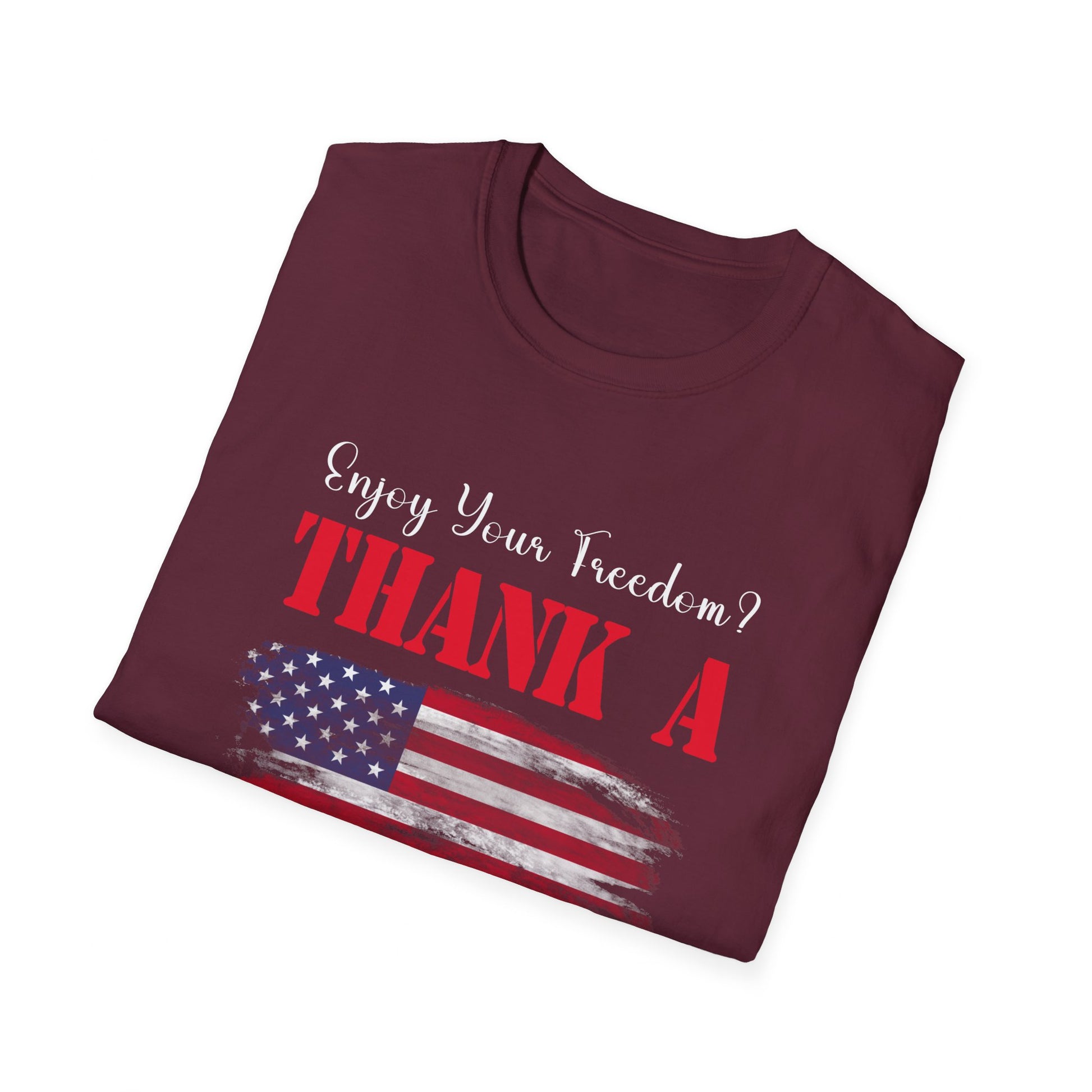 Enjoy Your Freedom Men's Tshirt (MM Color Logo) - Sweet Baby Jeez Teez