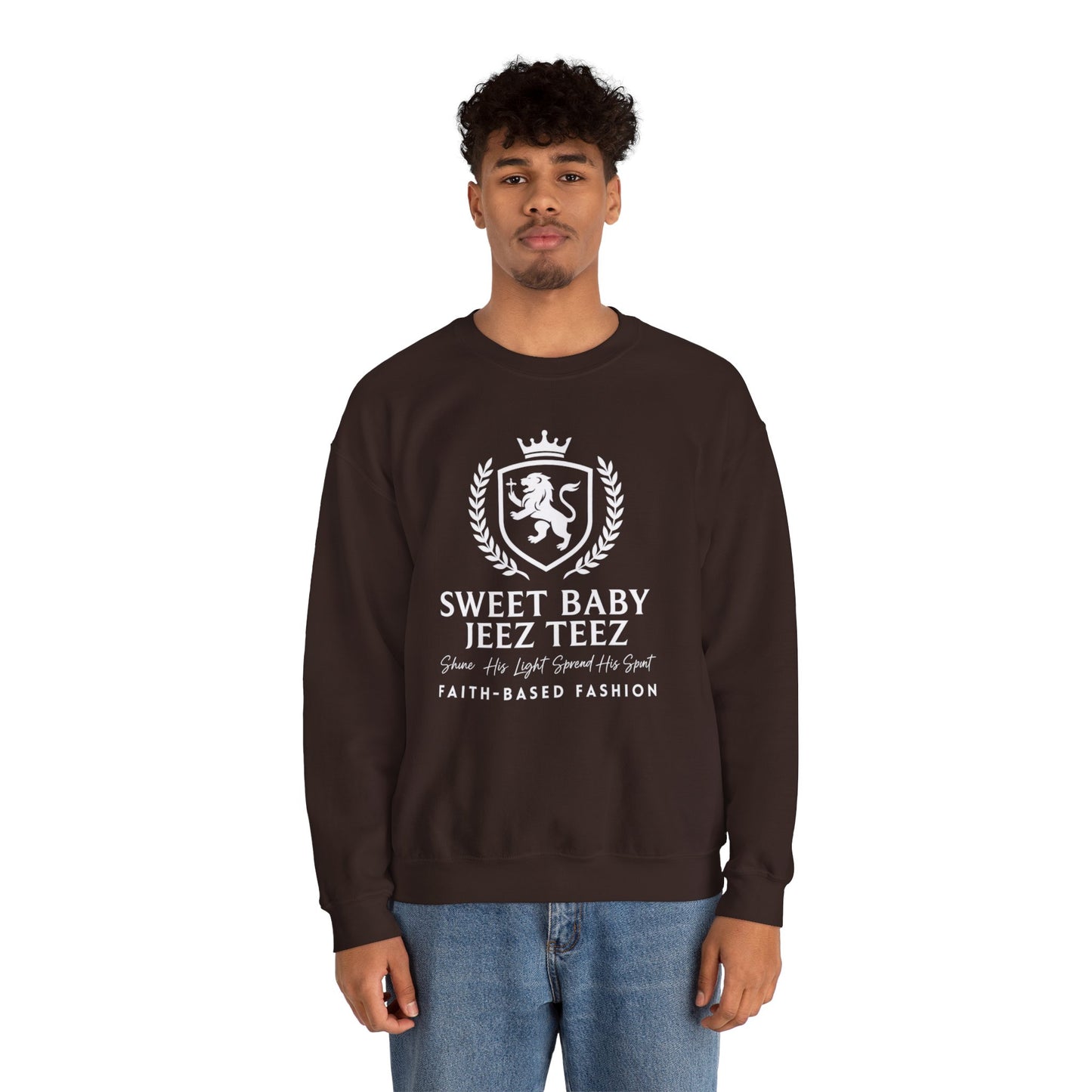 Sweet Baby Jeez Teez Faith-Based Fashion Sweatshirt