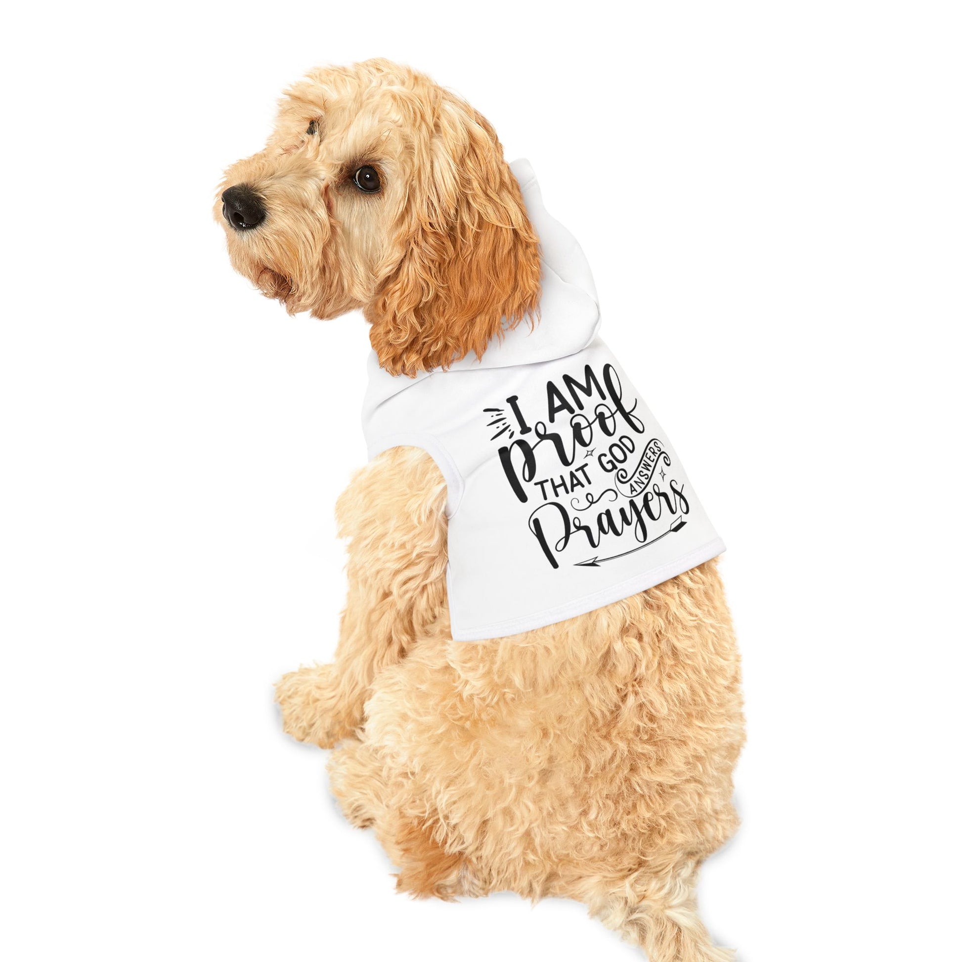 I Am Proof Pet Hoodie (Black Logo) - Sweet Baby Jeez Teez
