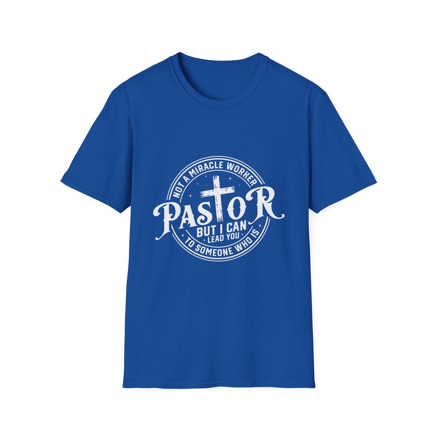 Pastor Men's Tshirt (White Logo) - Sweet Baby Jeez Teez