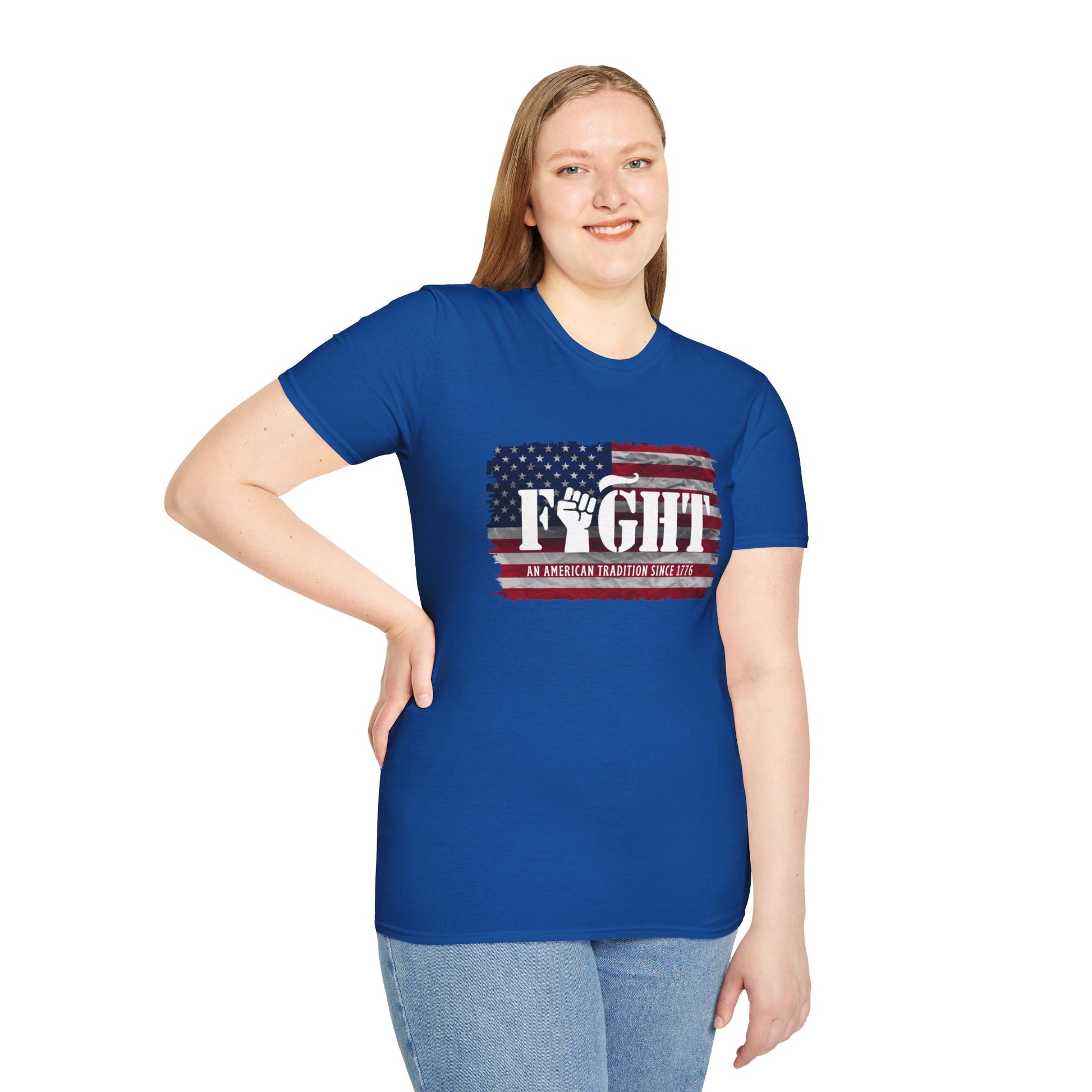 Fight Flag Women's Relaxed/Plus Tshirt - Sweet Baby Jeez Teez