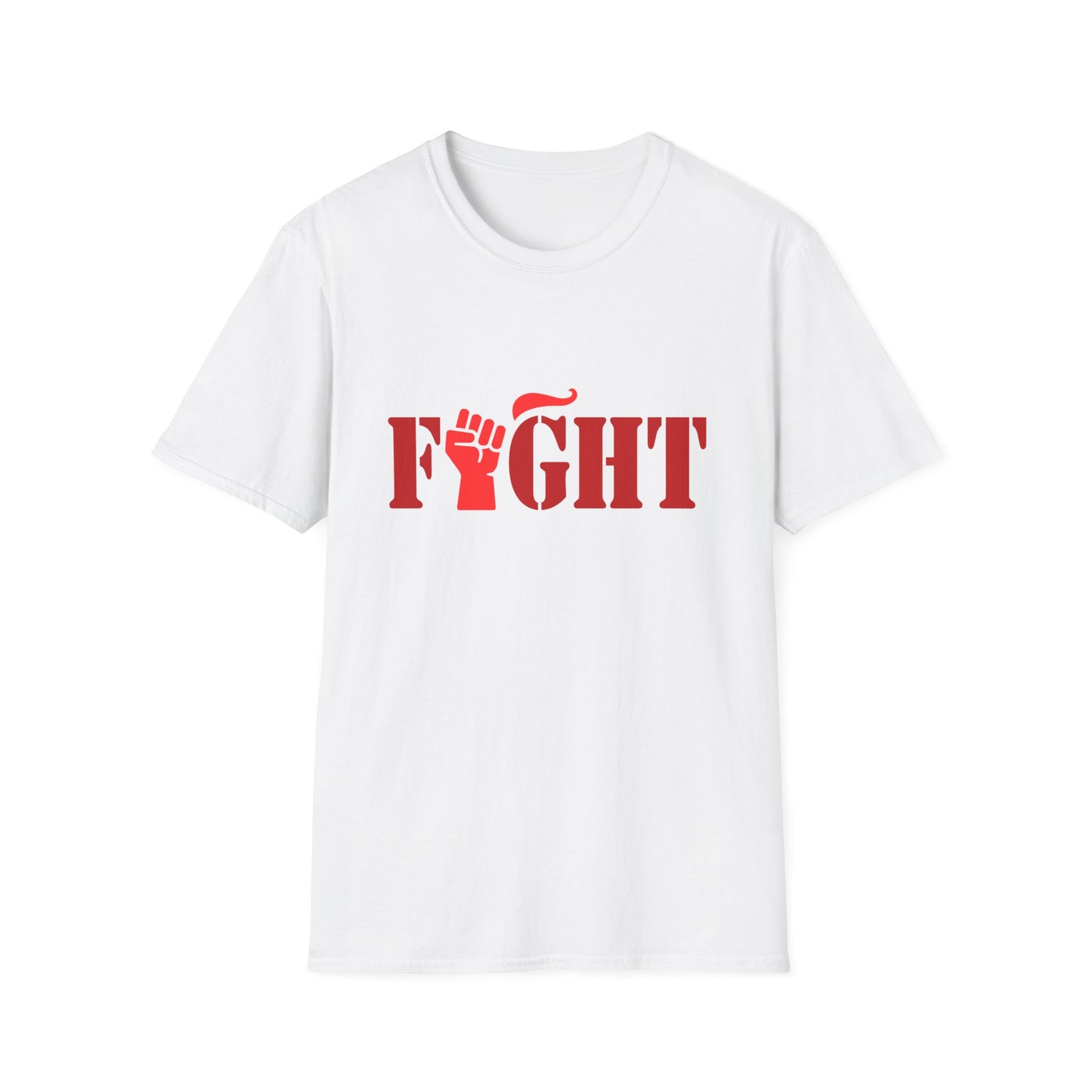 Fight Women's Relaxed/Plus Tshirt (Red Fist Logo) - Sweet Baby Jeez Teez