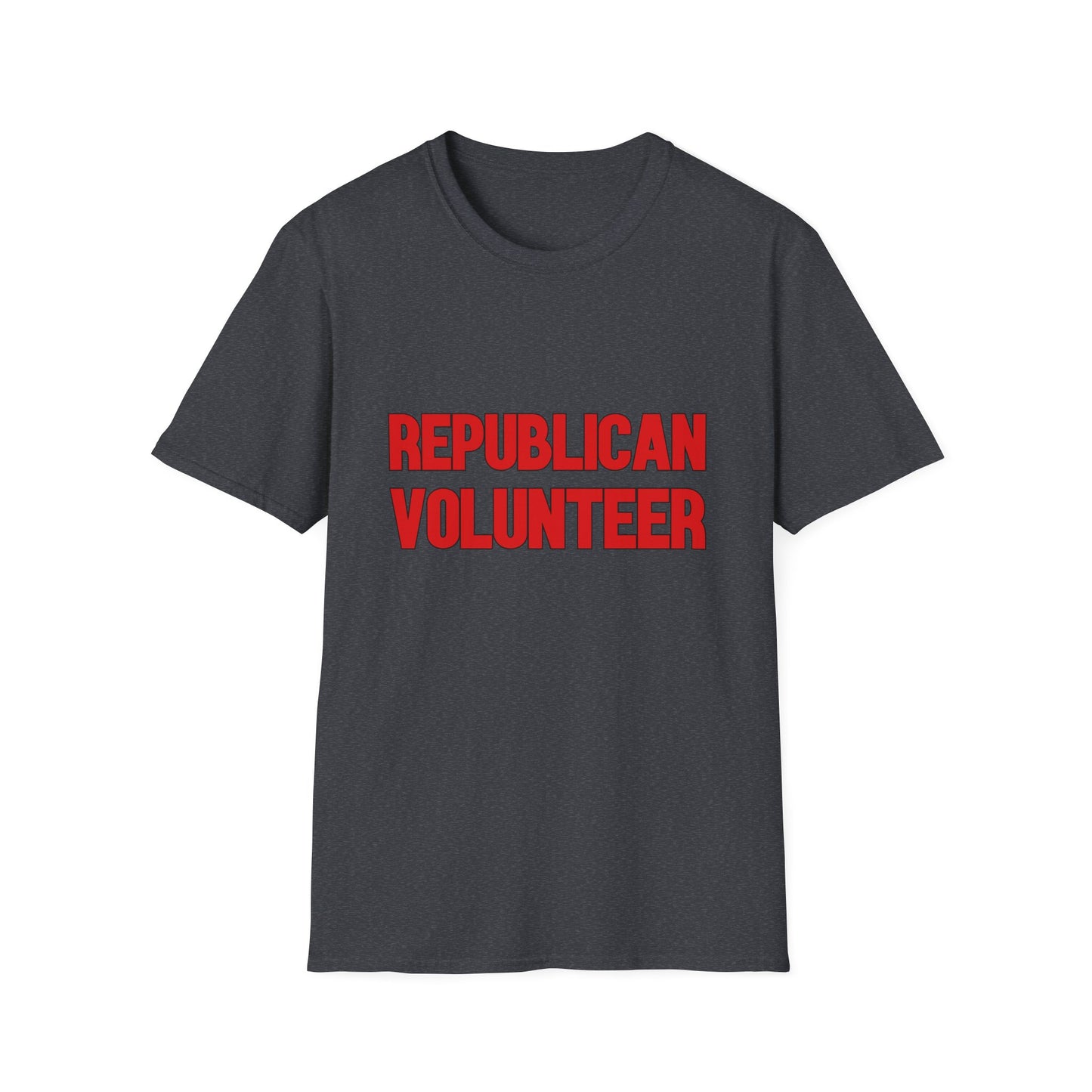 Republican Volunteer Unisex Tshirt (Red Logo) - Sweet Baby Jeez Teez